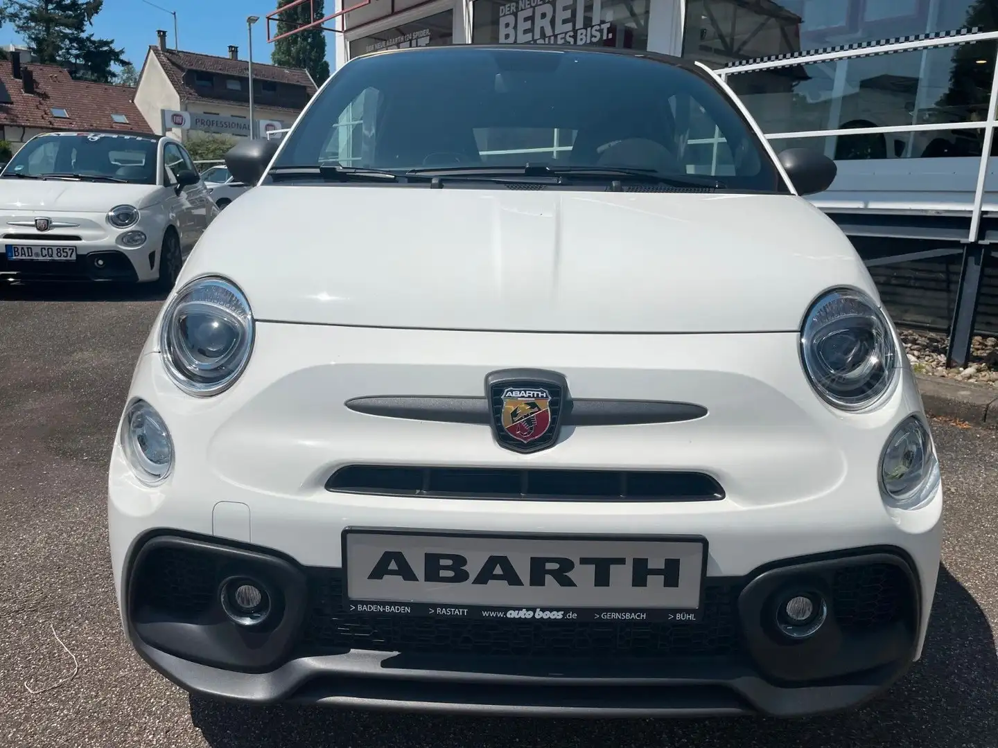 Abarth 595C 595 Cabrio Turismo, Leder, PDC, 165 PS, Spurvbr. Weiß - 2