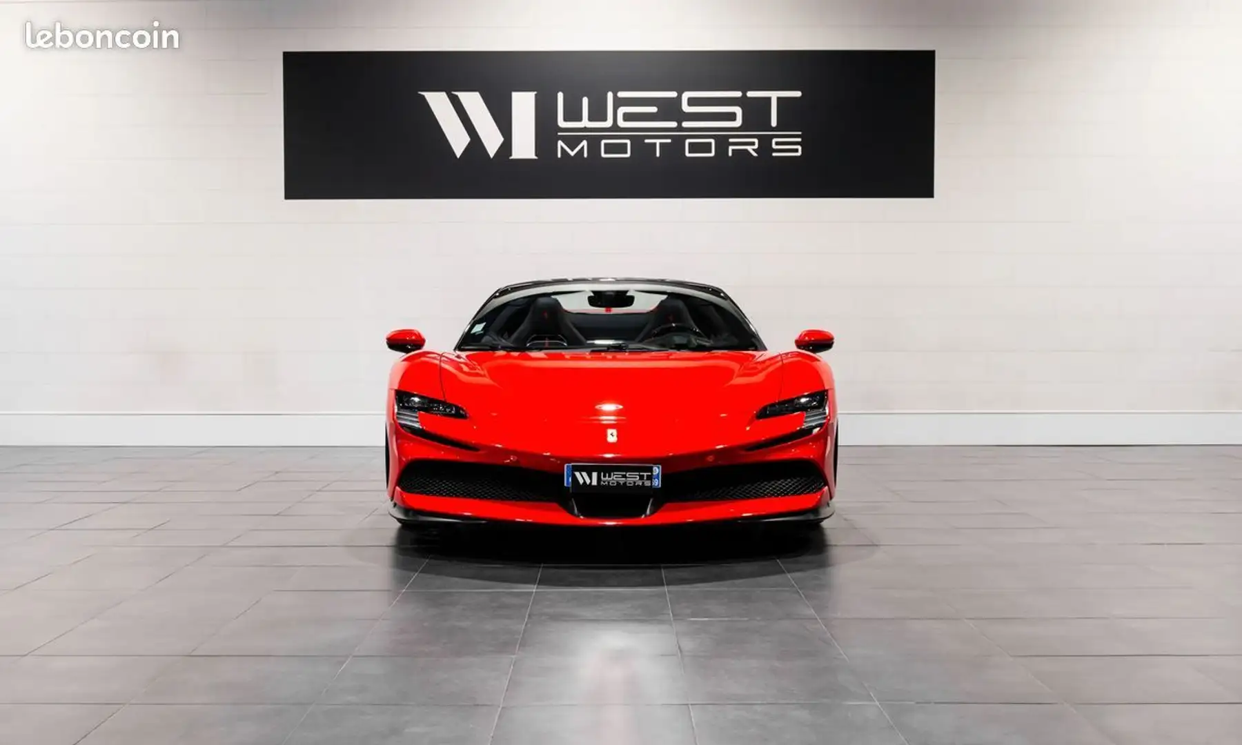 Ferrari SF90 Stradale Spider 1°MAIN FRANÇAISE – Carbone Lift Carplay Surpiqures 4499,95-MOIS Rood - 2