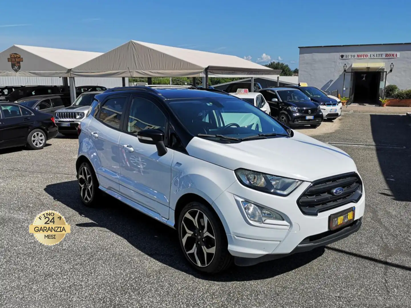 Ford EcoSport 1.0 EcoBoost 100 CV ST-Line Bl. Ed. PROMO WEB Blanc - 1