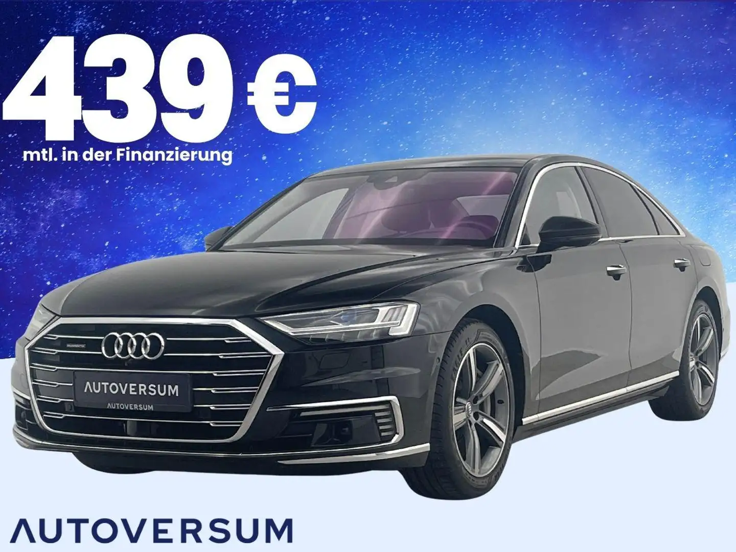 Audi A8 60 TFSI e quattro PANO*MASS*B&O*LUFT*360°KAM Noir - 1