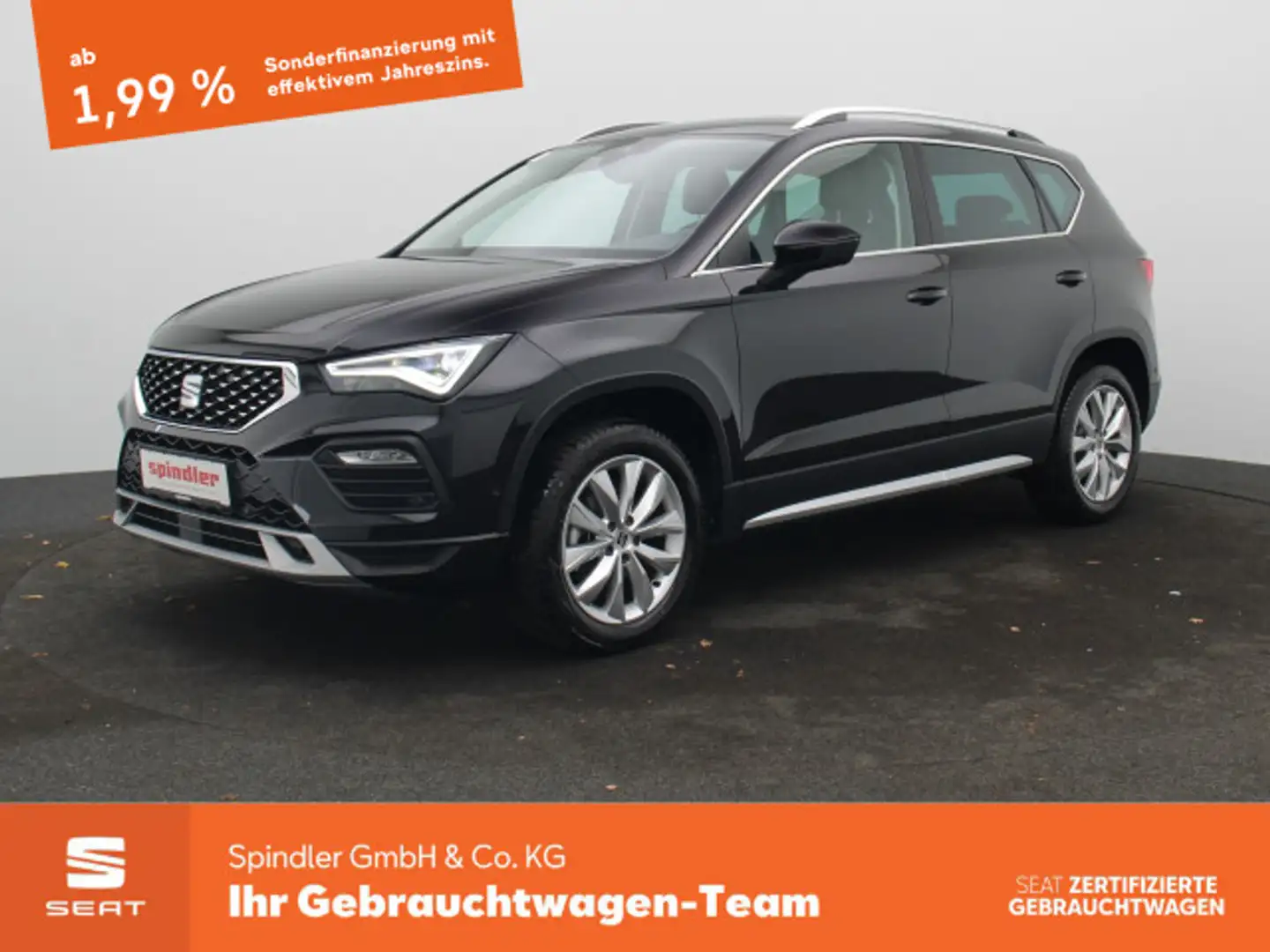 SEAT Ateca Xperience 1.5 TSI DSG/ AHK, LED, ACC, Navi Noir - 1