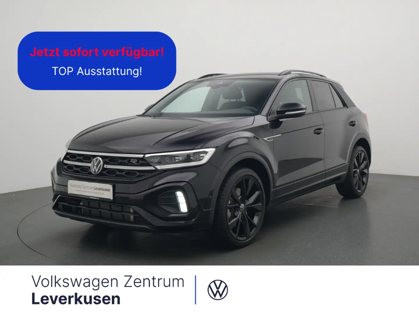 Volkswagen T-Roc R-Line 1,5 TSI 150PS DSG ab mtl. € 249, -¹ ⚡ SOFOR Schwarz - 1