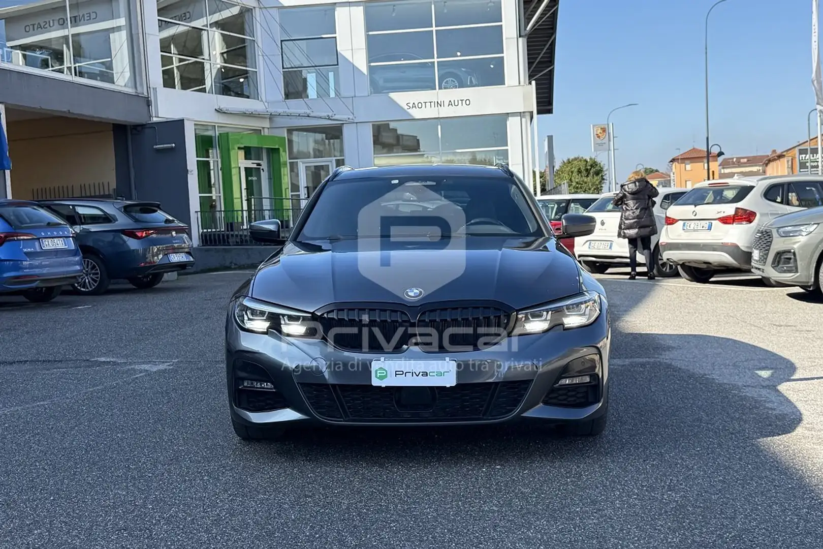 BMW 320 320d xDrive Touring Msport Argento - 2