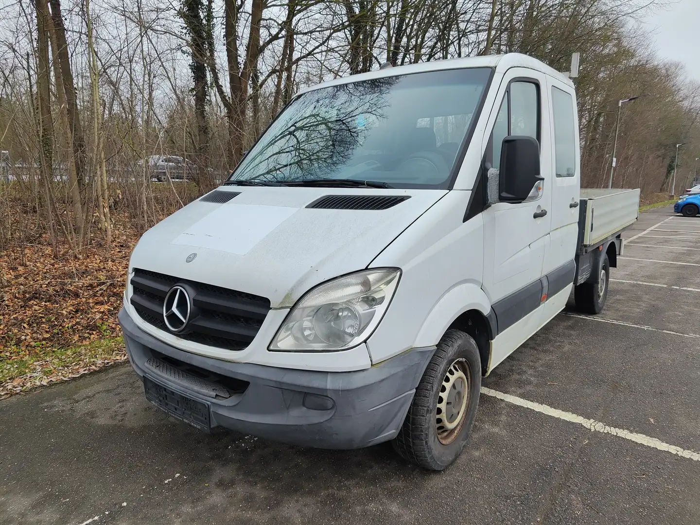 Mercedes-Benz Sprinter 313CDI DOKA Pritsche aus 2-Hand Weiß - 1