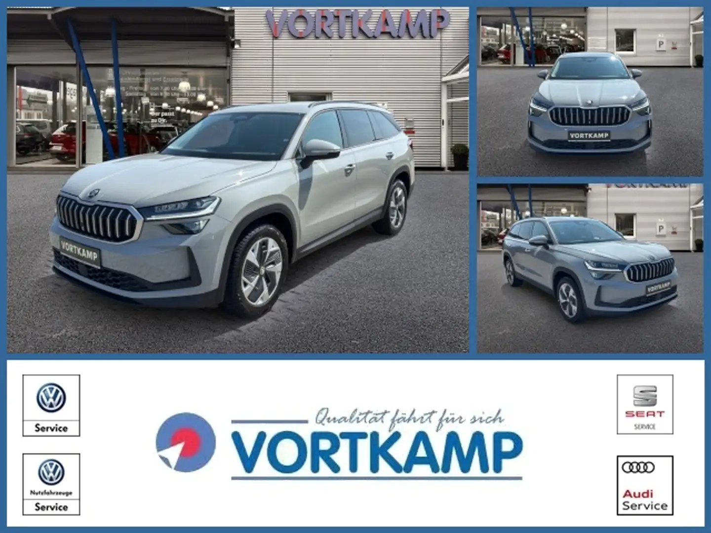 Skoda Kodiaq 1.5 TSI Selection MAtrix/Kamera/Keyless Grau - 1