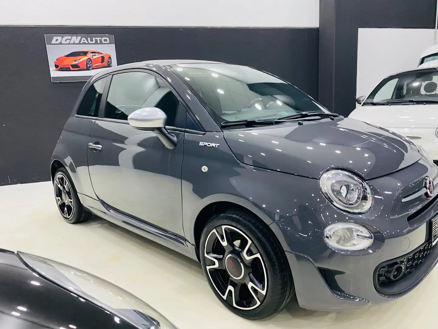 Fiat 500 500 1.2 S Sport  Rockstar 69cv Navy CarPlay Szary - 2