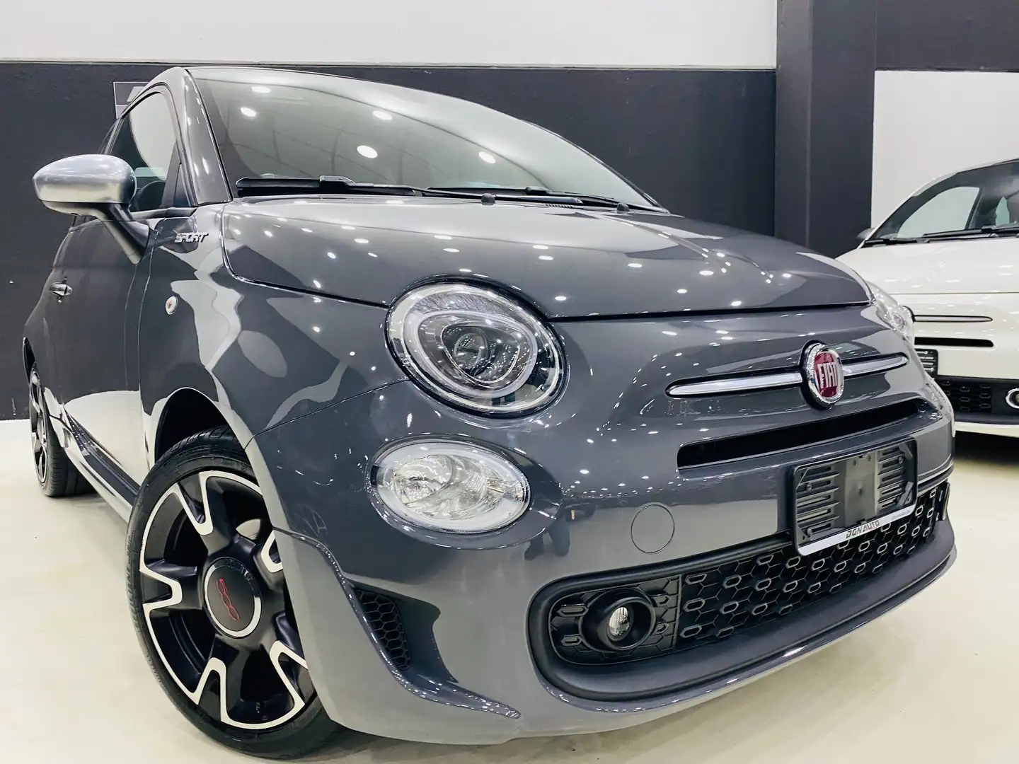 Fiat 500 500 1.2 S Sport  Rockstar 69cv Navy CarPlay Szary - 1