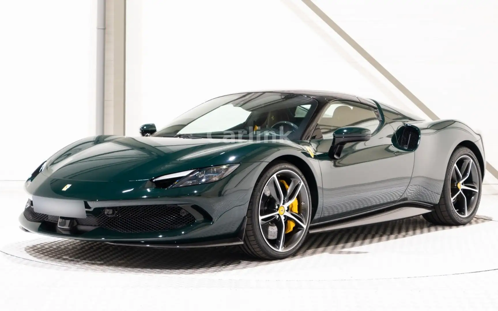 Ferrari 296 GTS -LIFT-VERDE BRITISH-IROKO-VOLL-CARBON- Vert - 2