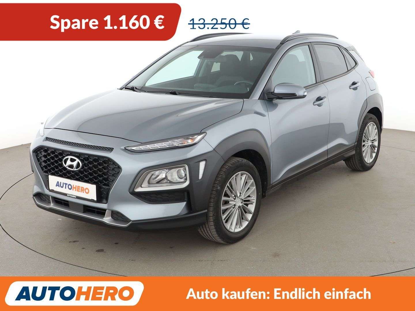Hyundai Kona nuo 241 €/ mėn Benzinas 2020m. Kita Mechaninė