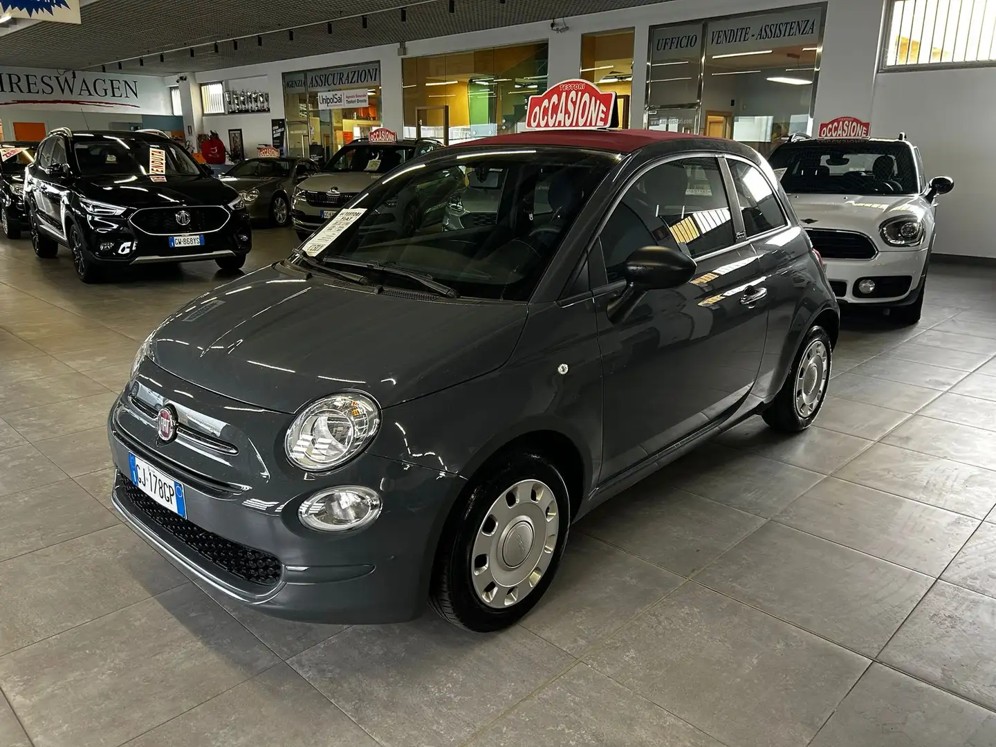 Fiat 500C 500 1.0 hybrid Cult 70cv Gris - 1