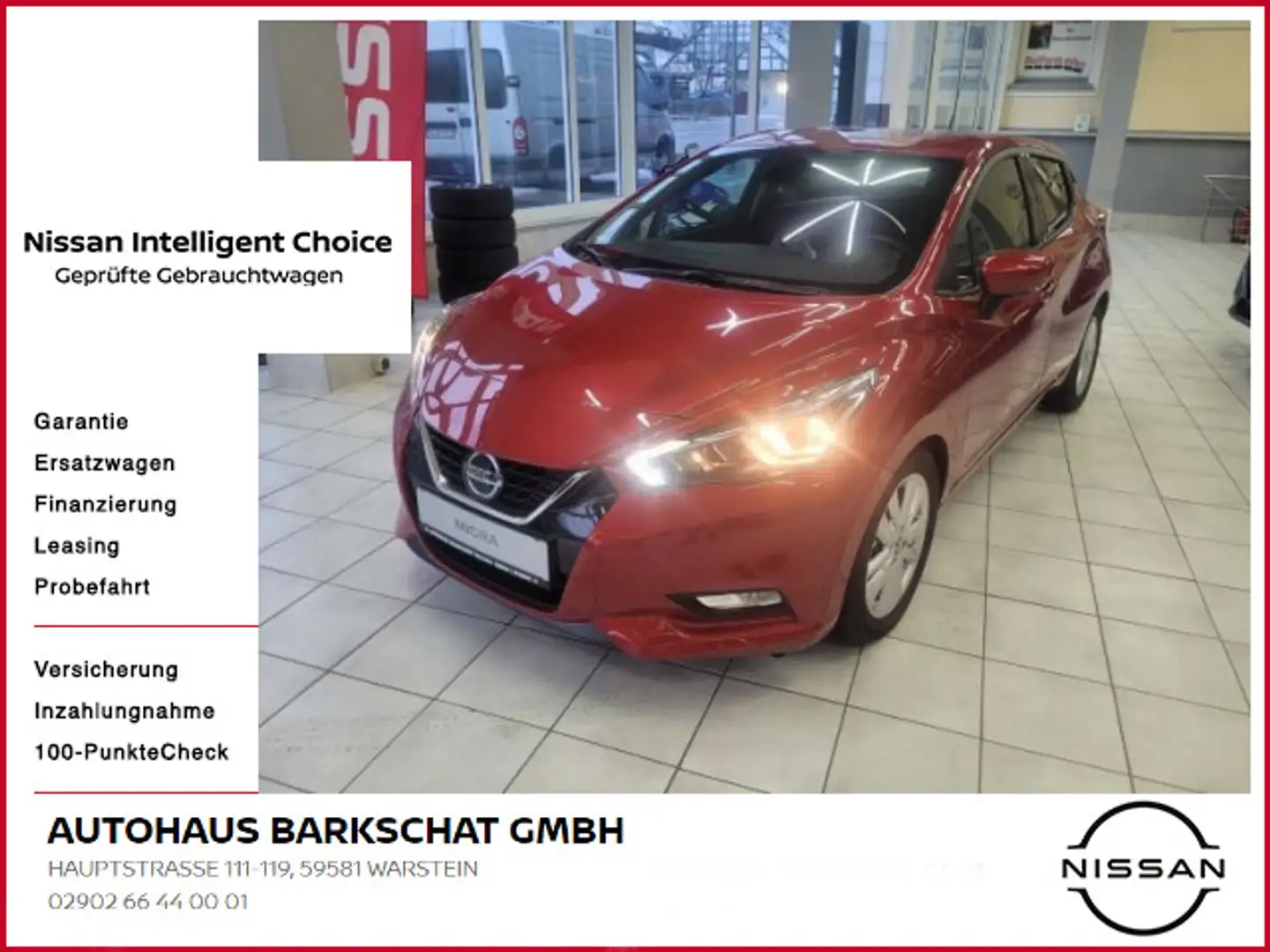 Nissan Micra N-Connecta Rood - 1