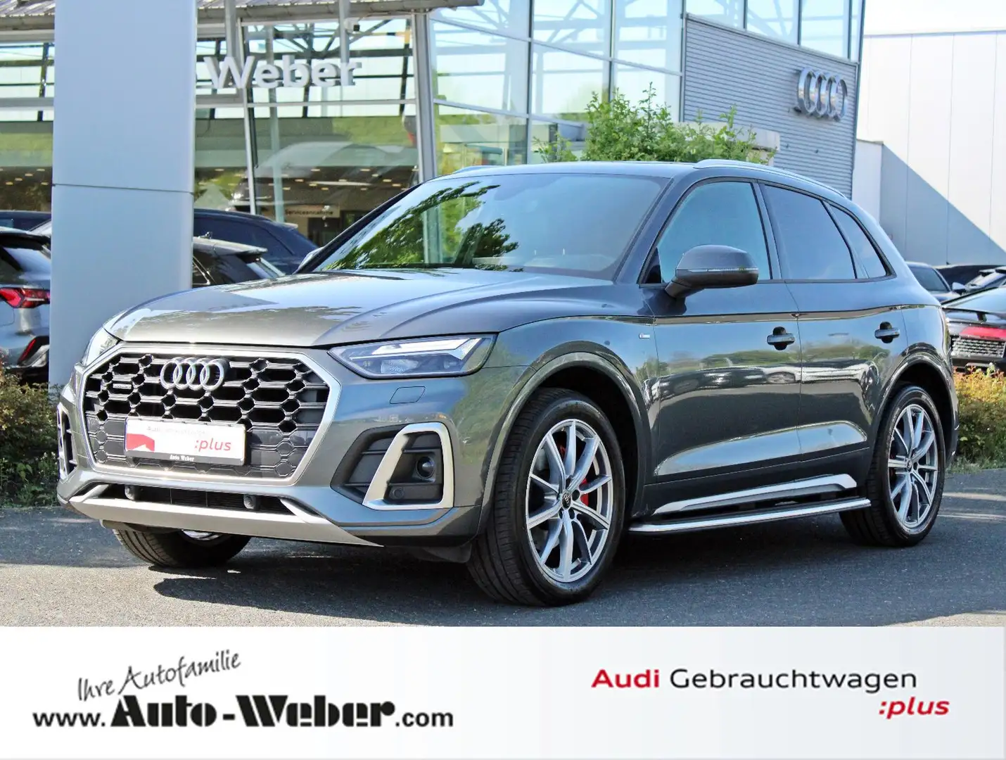 Audi Q5 50TDI qu S LINE STANDHZ PANO LUFTFEDERUNG VC Grau - 1