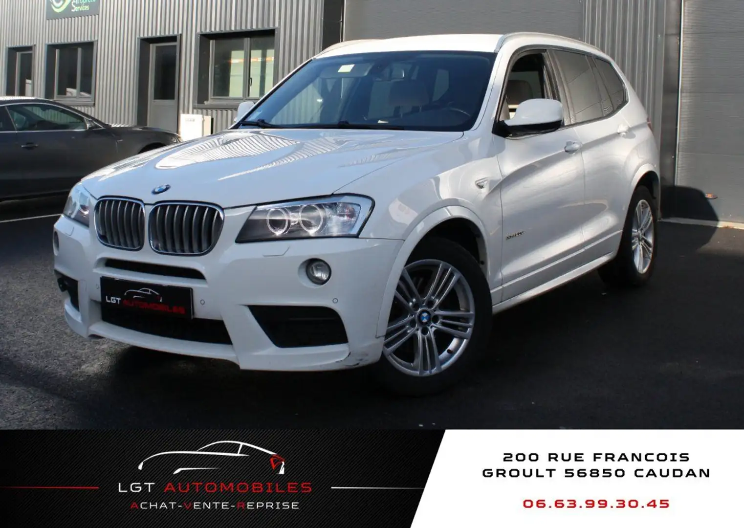 BMW X3 II (F25) xDrive30dA 258ch Sport Design Weiß - 1