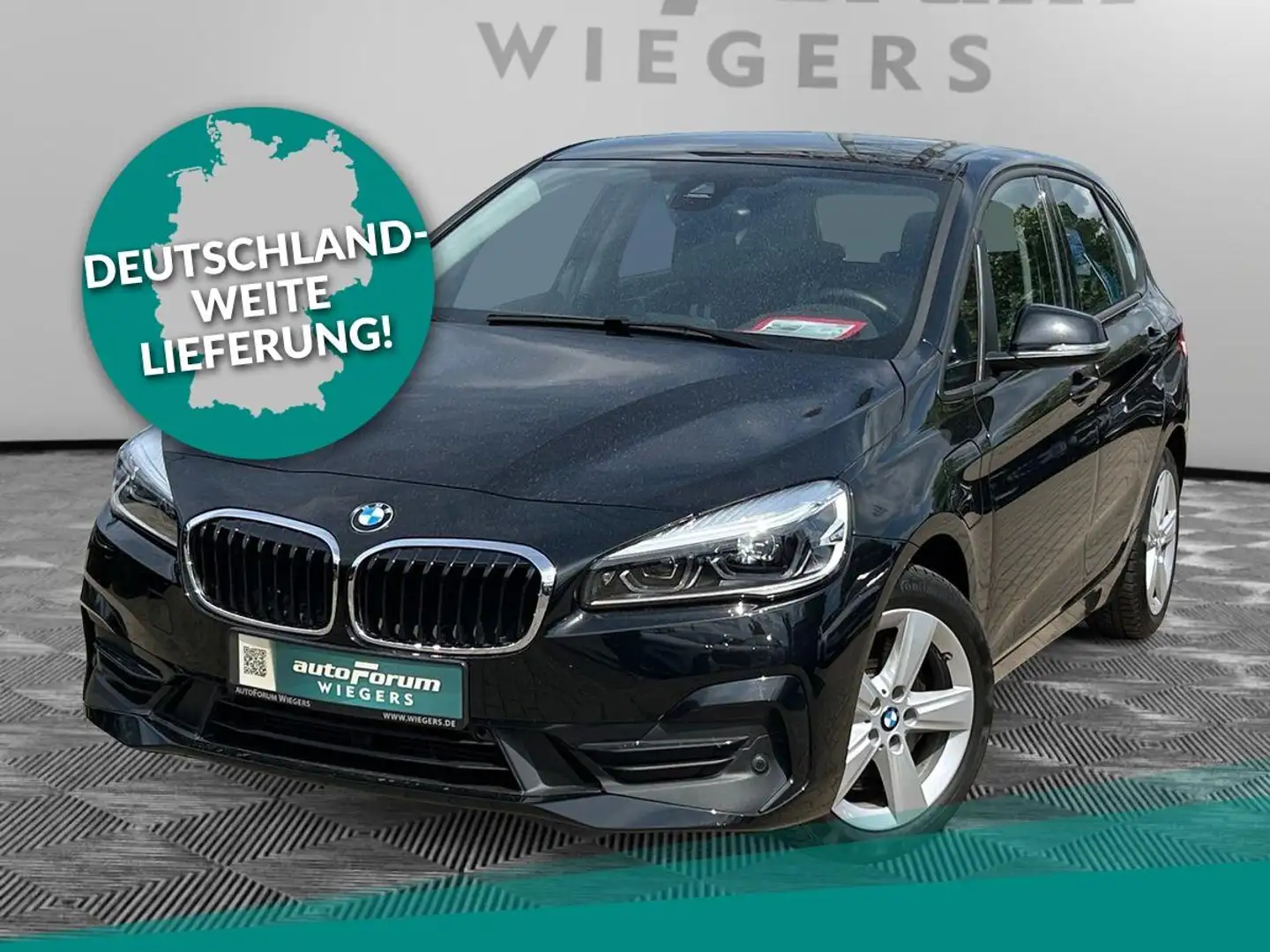 BMW 225xe Active Tourer iPerformance Sport Line Navi Schwarz - 1