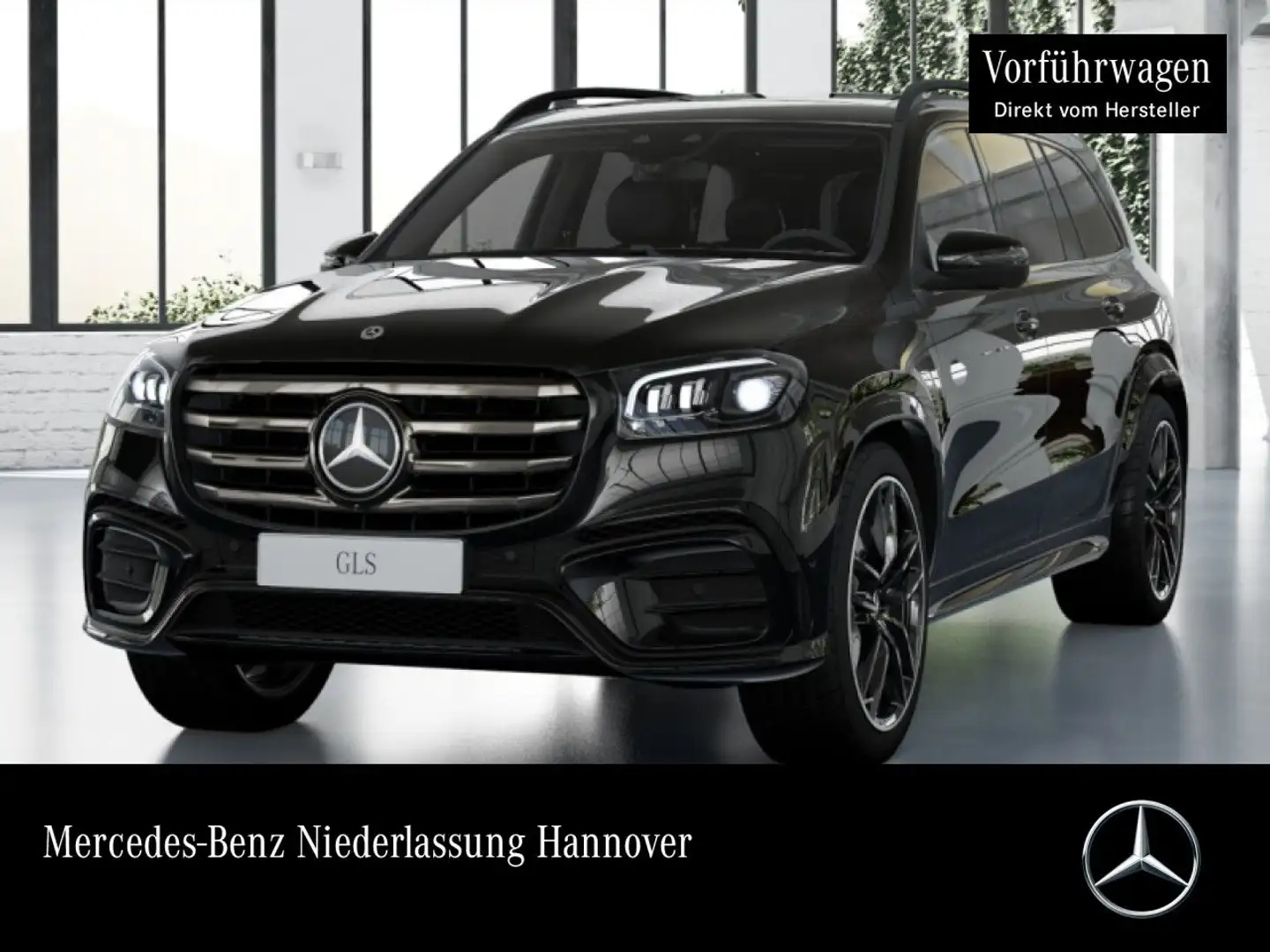 Mercedes-Benz GLS 450 d 4M AMG+NIGHT+PANO+360+AHK+MULTIBEAM+HUD Schwarz - 1