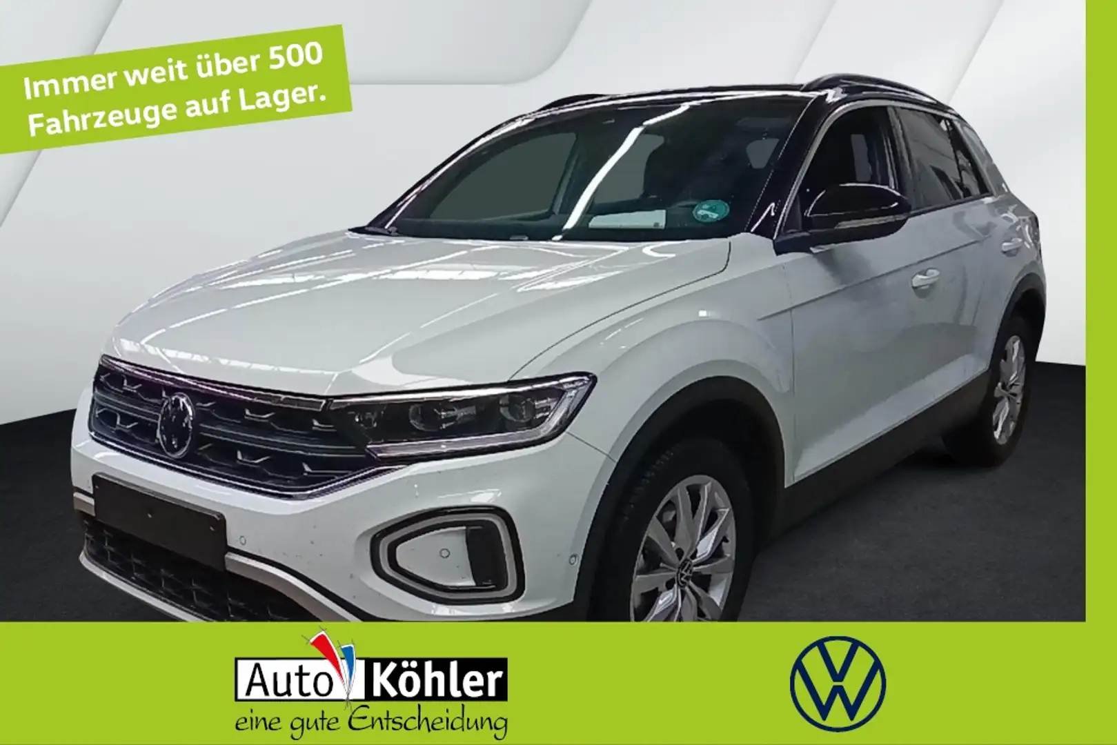 Volkswagen T-Roc GOAL TDi DSG CarPlay/AHK/Virt/ACC/Kamera Weiß - 1