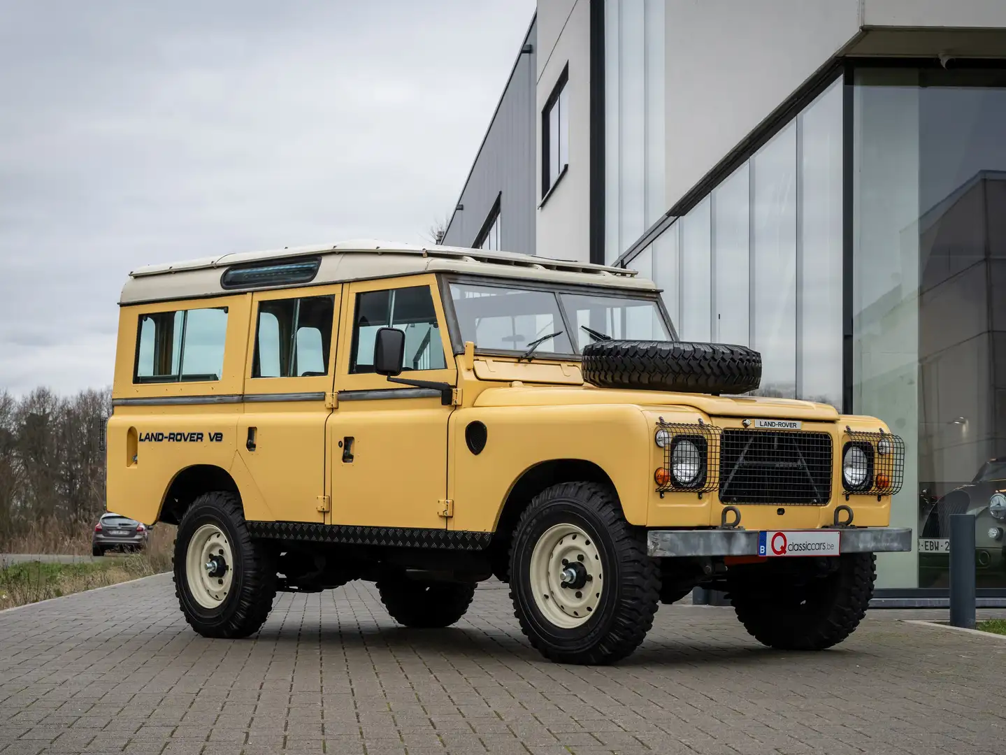 Land Rover Series Stage One V8 109 10 seats Geel - 2