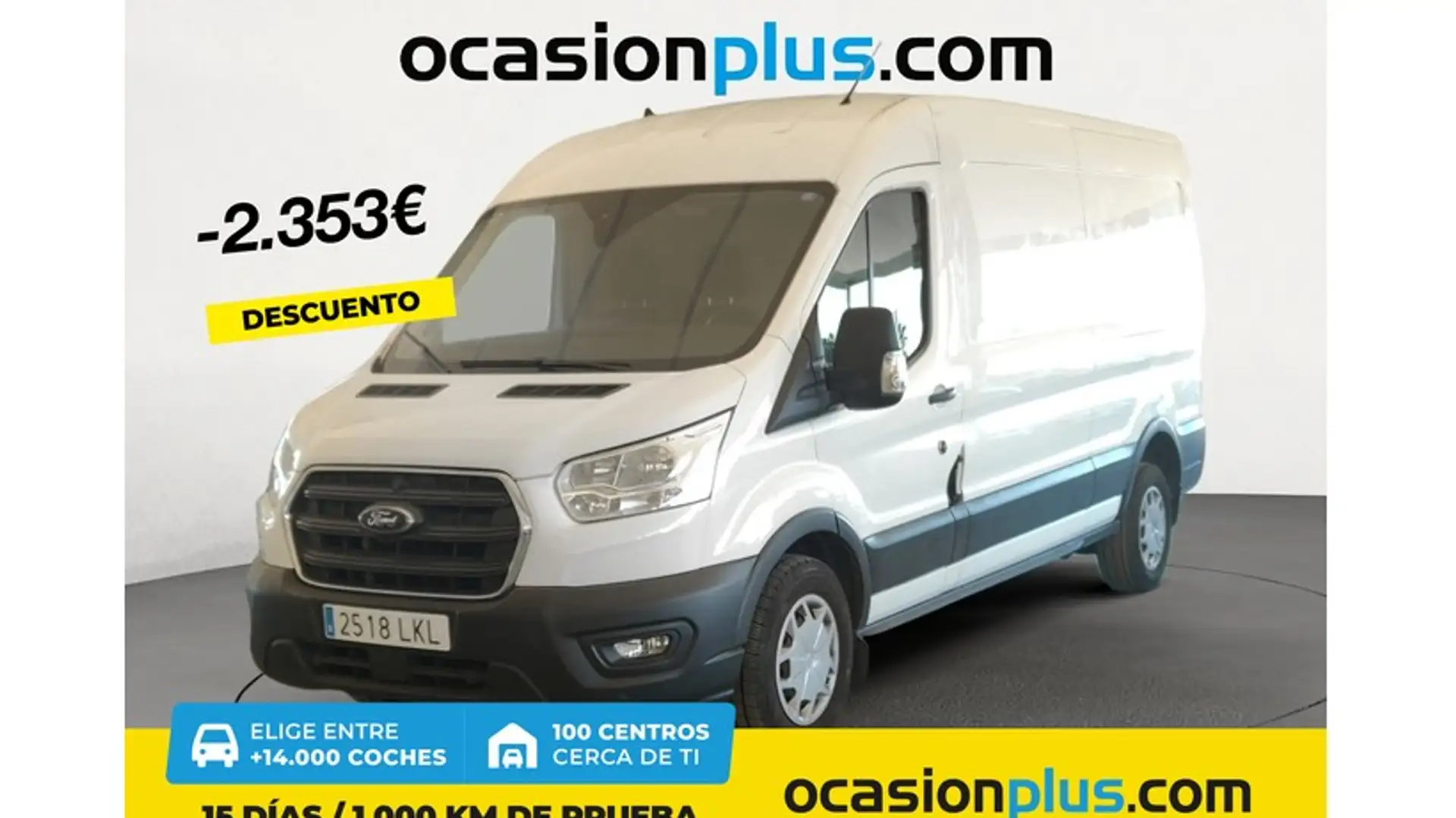 Ford Transit FT 350 L3 Van MHEV Trend 130 Blanc - 1