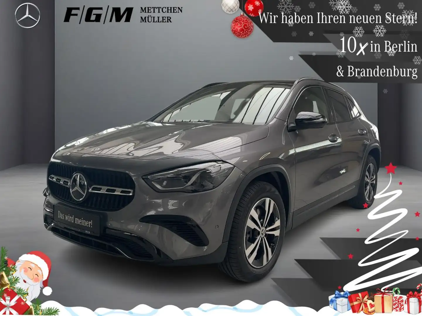 Mercedes-Benz GLA 250 e Progressive MBeam|S-Dach|TWA|Night|SHD siva - 1