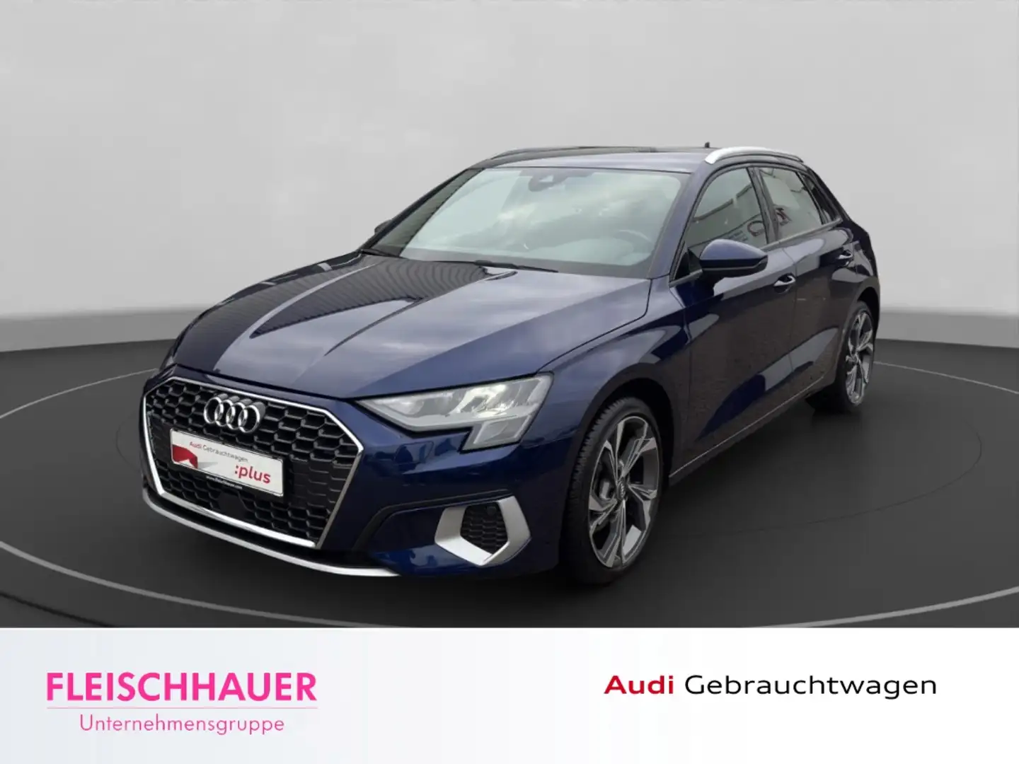Audi A3 Sportback advanced 35 TFSI LM18+AHK+PDC+LED+CarPla Blau - 1