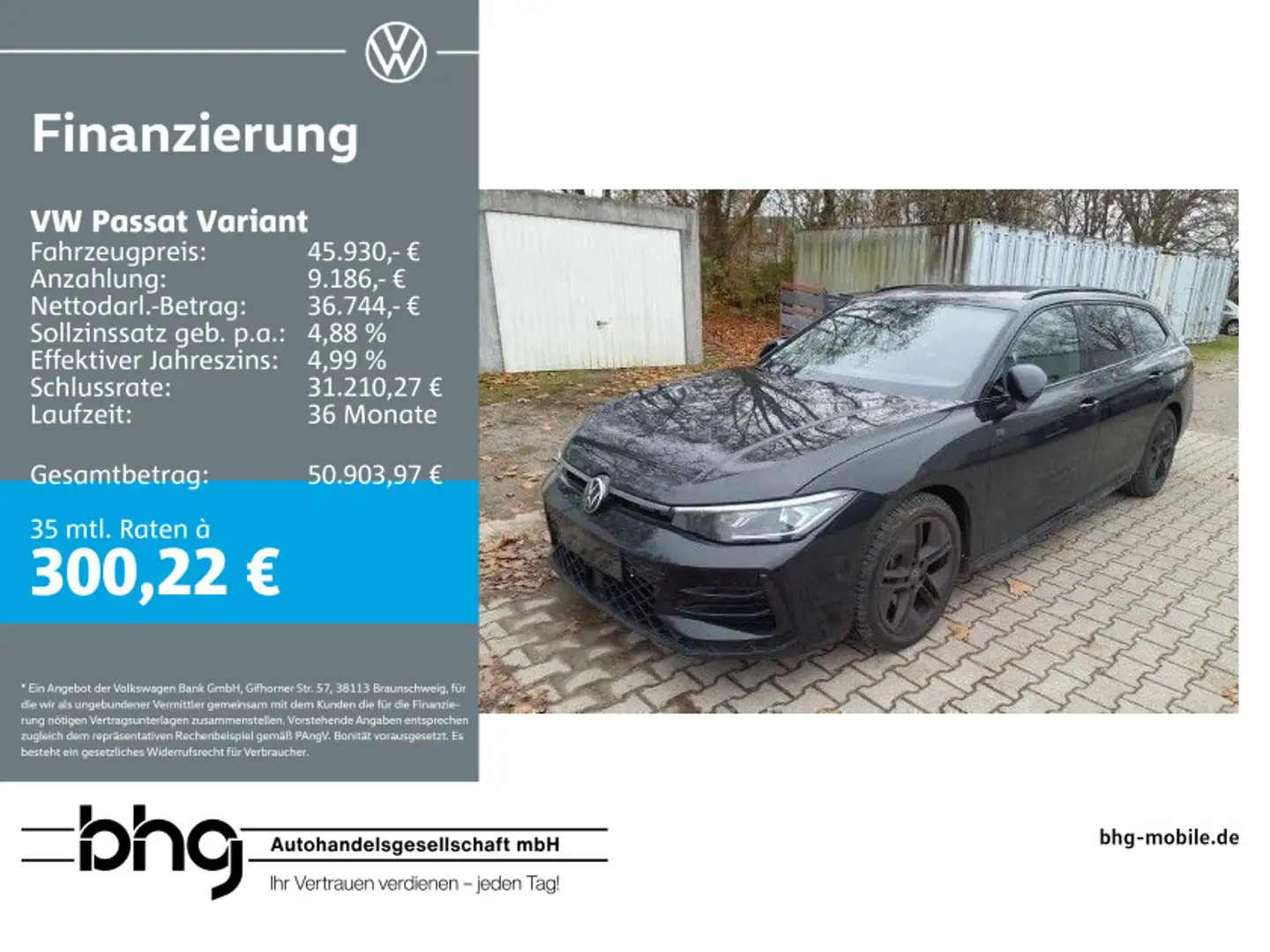 Volkswagen Passat Variant 2.0 TDI SCR 4Motion DSG R-Line *H Schwarz - 1