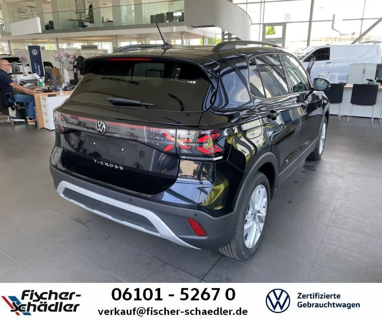 Volkswagen T-Cross Life 1.0TSI*DSG*DigiPRO*IQLight*RearView Noir - 2