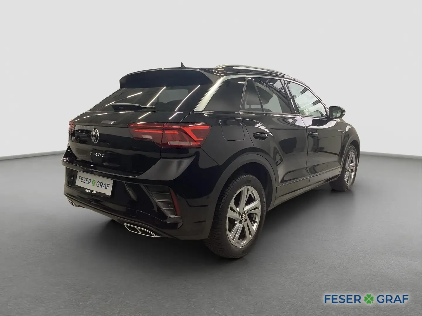Volkswagen T-Roc R line 1.5 TSI DSG ACC RFK Pano Navi Keyless Negro - 2