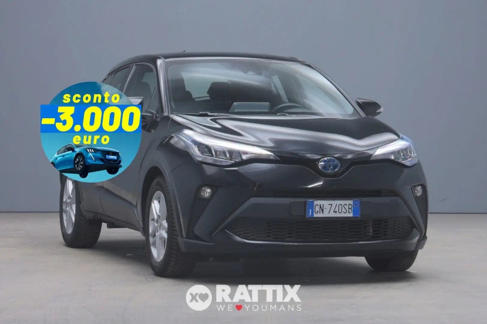 Toyota C-HR 1.8 Hybrid Business e-CVT Negru - 1