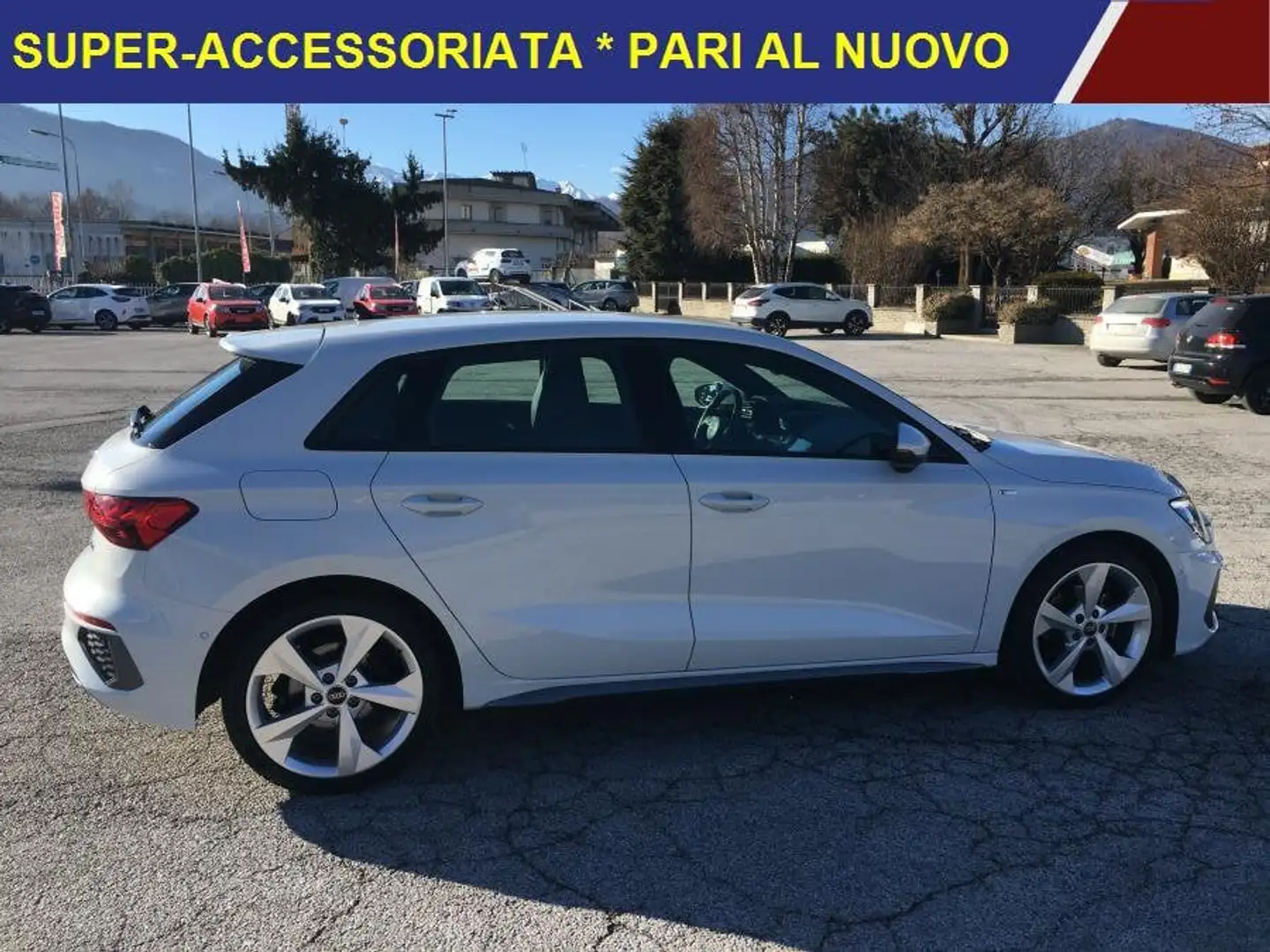 Audi A3 SPB 35 TDI S Tronic S line edition 55 MILA KM Weiß - 2