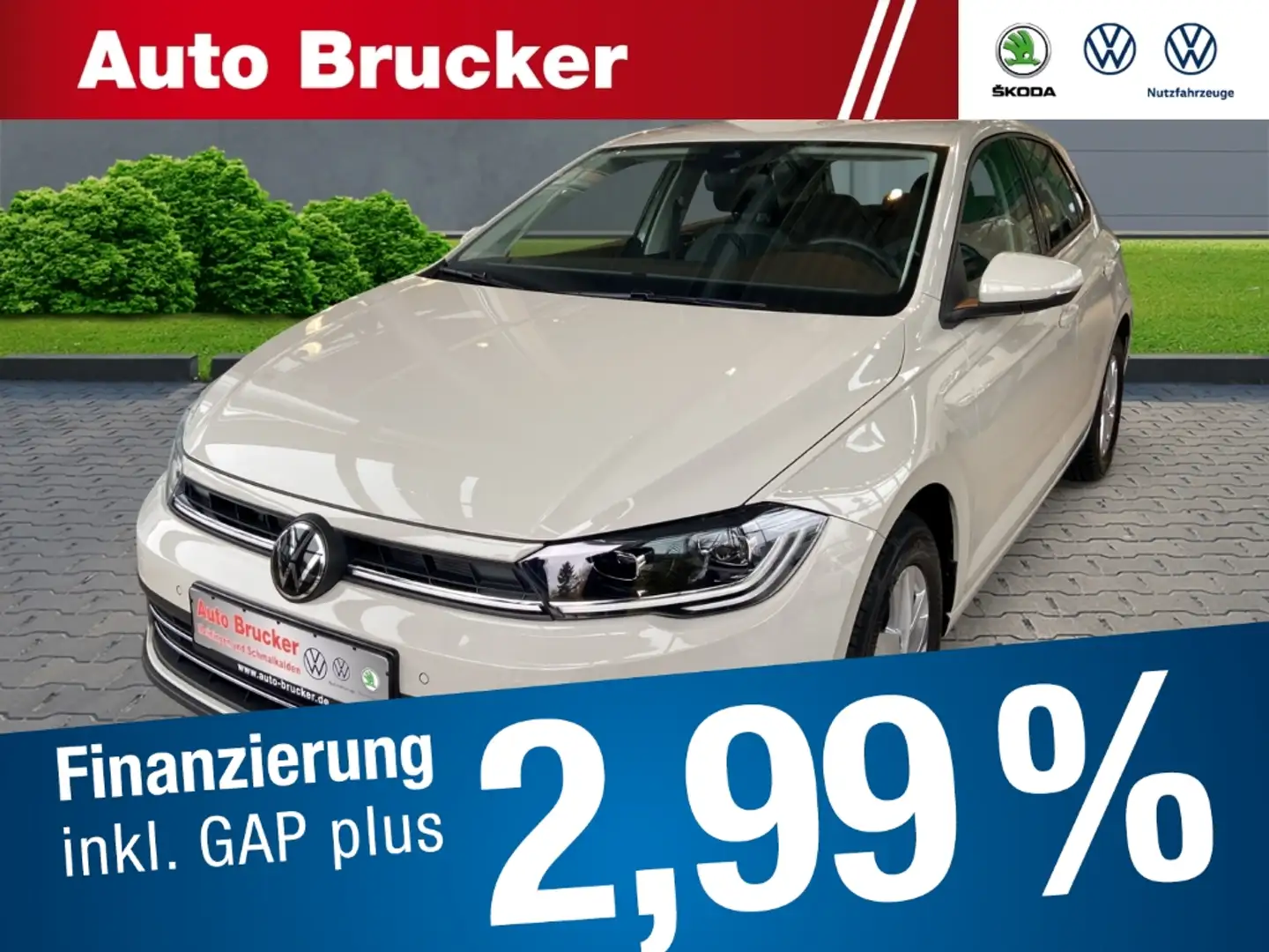 Volkswagen Polo VI Style 1.0 TSI +Matrix-LED+RFK+NAVI+SHZ+2-Zonen- Grau - 1