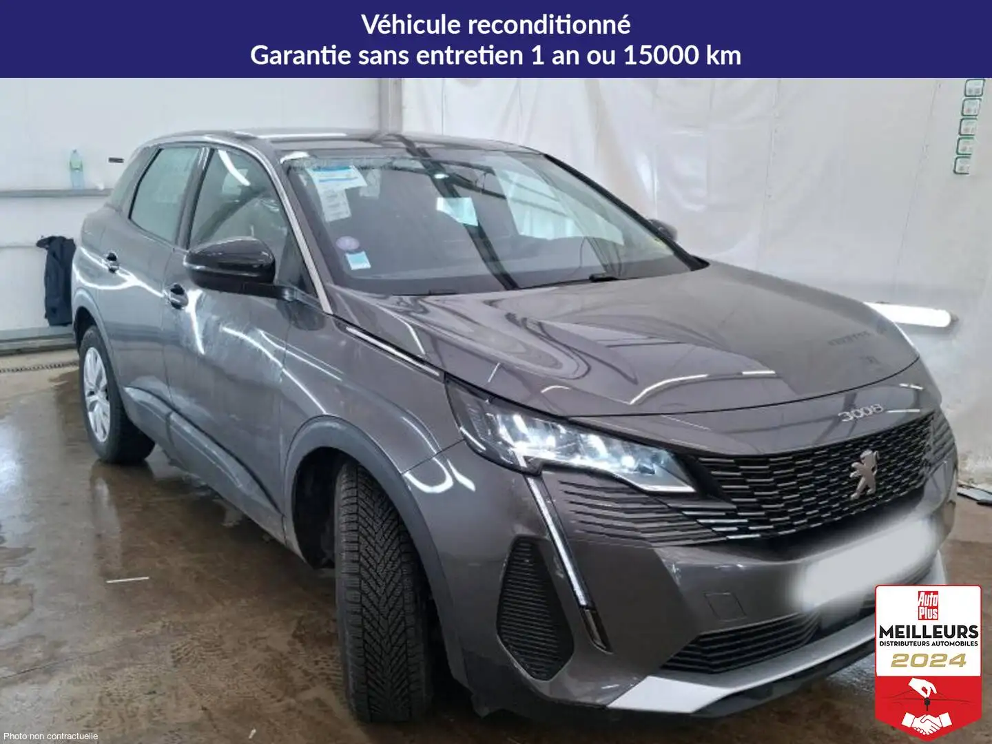 Peugeot 3008 Puretech 130 S\u0026S EAT8 Active Pack +Nav +Si¨ges AV chauffants Grau - 2