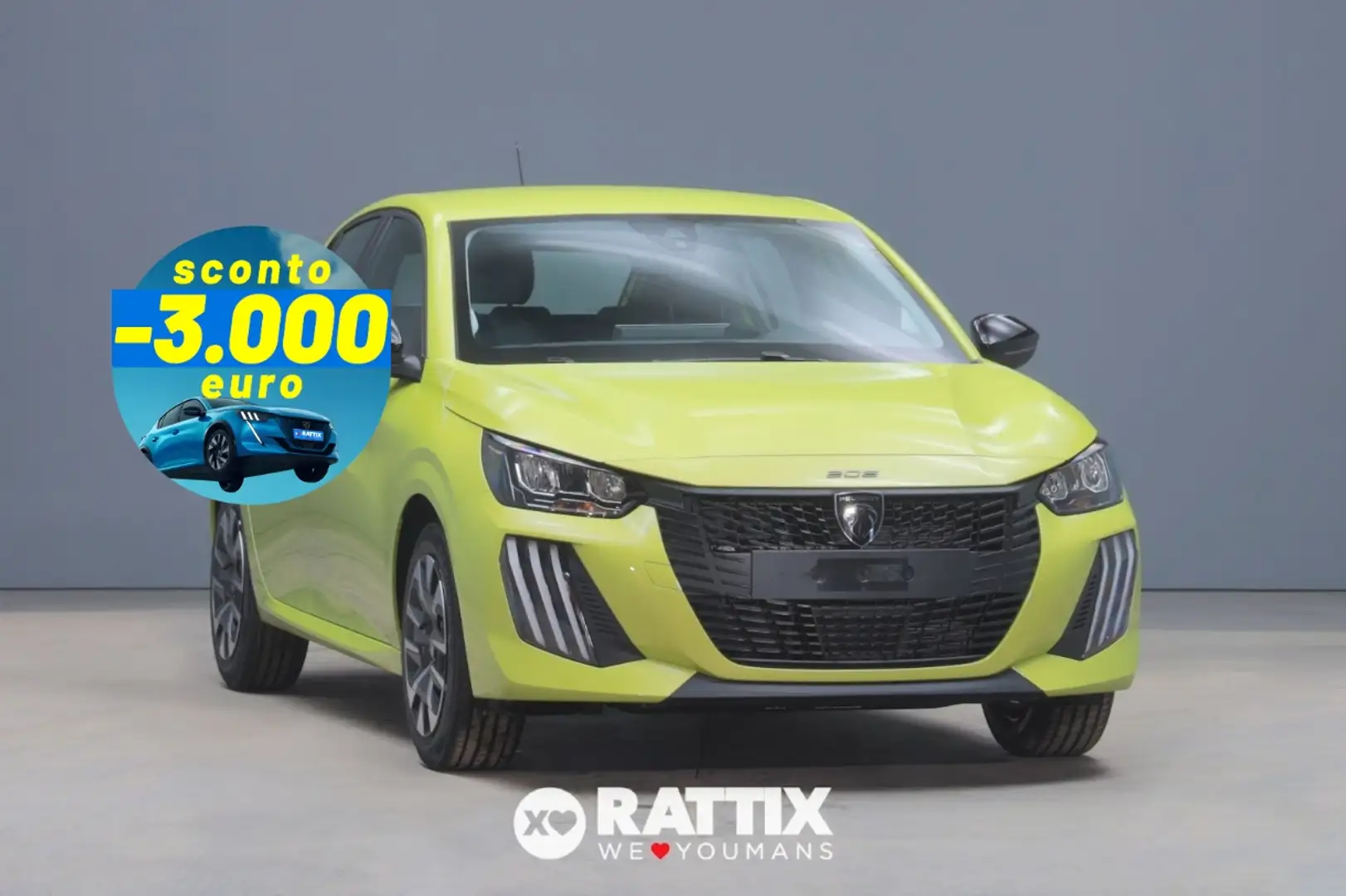 Peugeot 208 1.2 Puretech 100CV Style Jaune - 1
