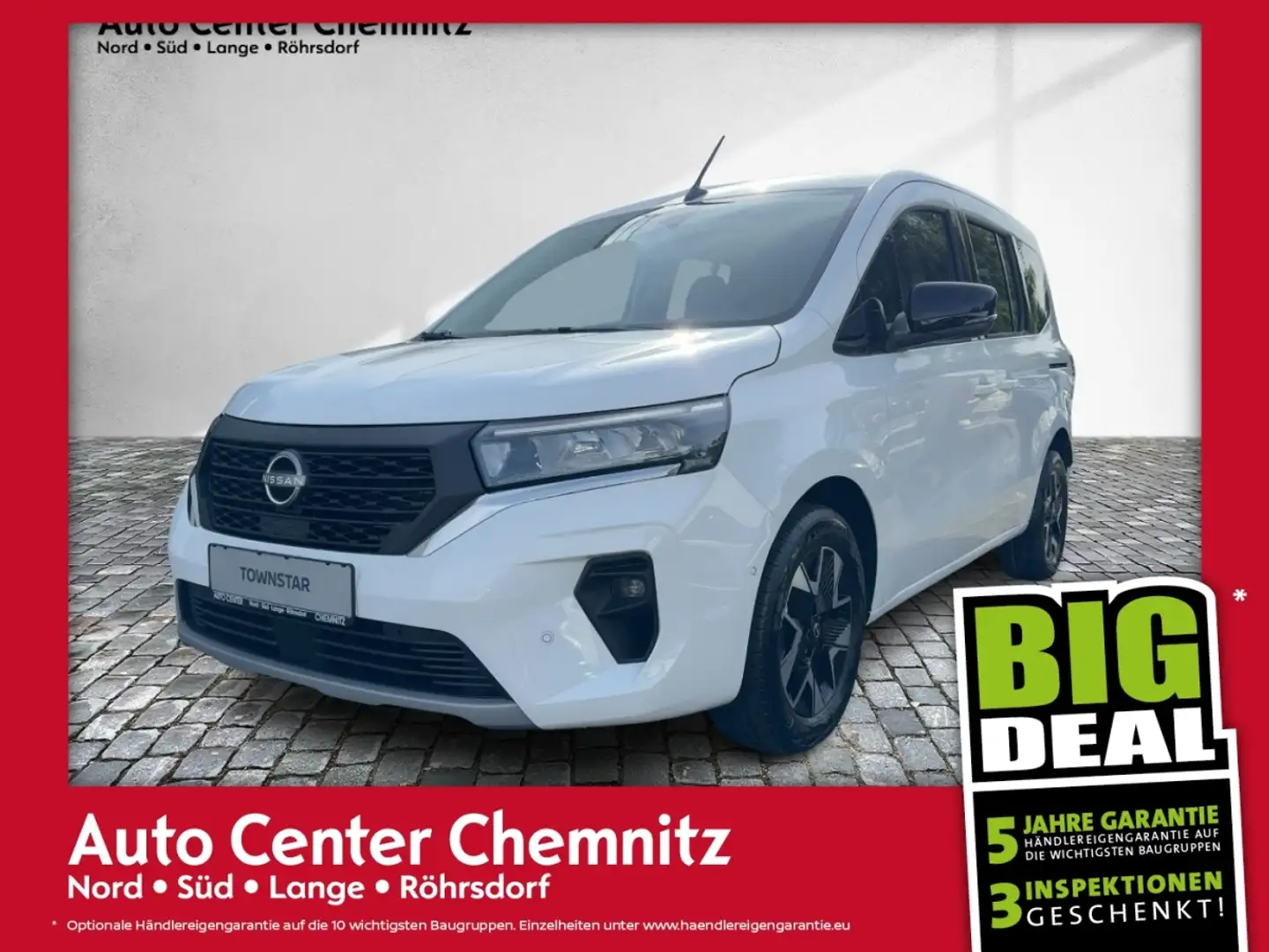 Nissan Townstar DIG-T N-Connecta BiLED/Navi/Kamera Blanc - 1