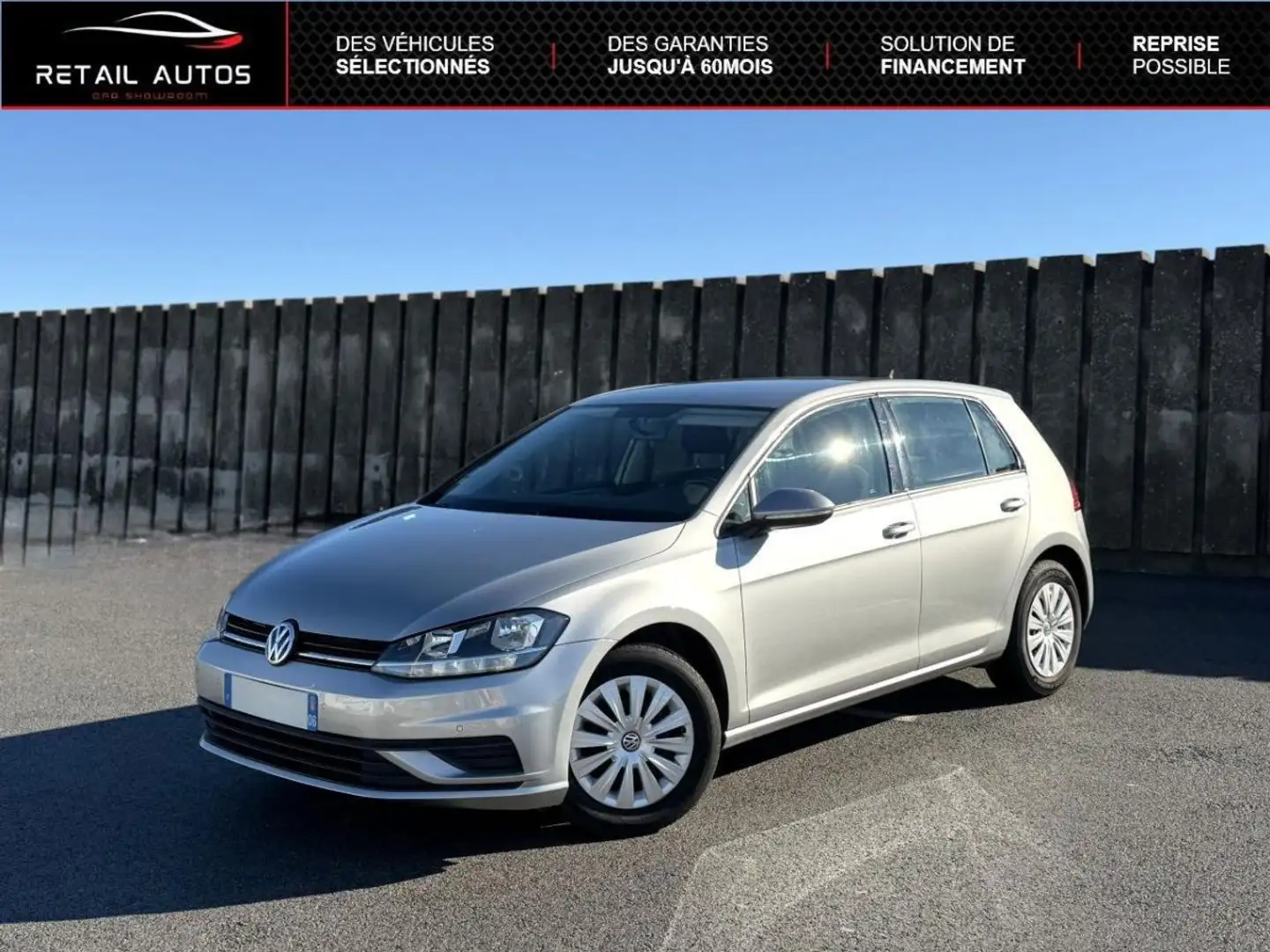 Volkswagen Golf 1.0 TSI 85ch Trendline 5p Gris - 1