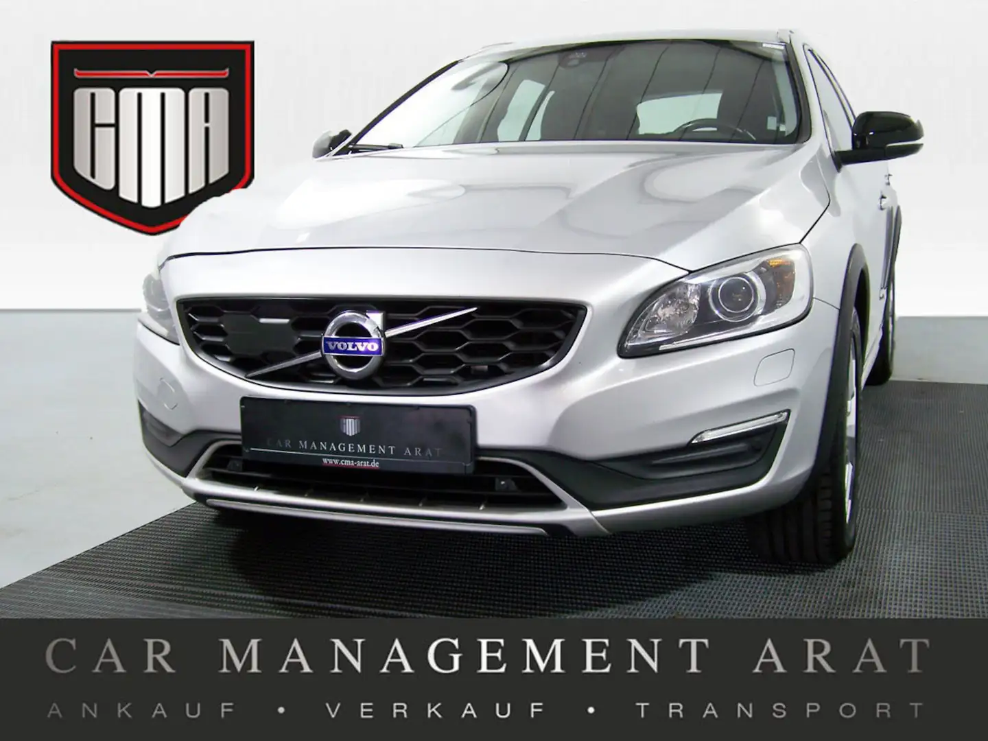 Volvo V60 Cross Country D3 Plus AUTOM NAVI+Sensus+KAM Silber - 1