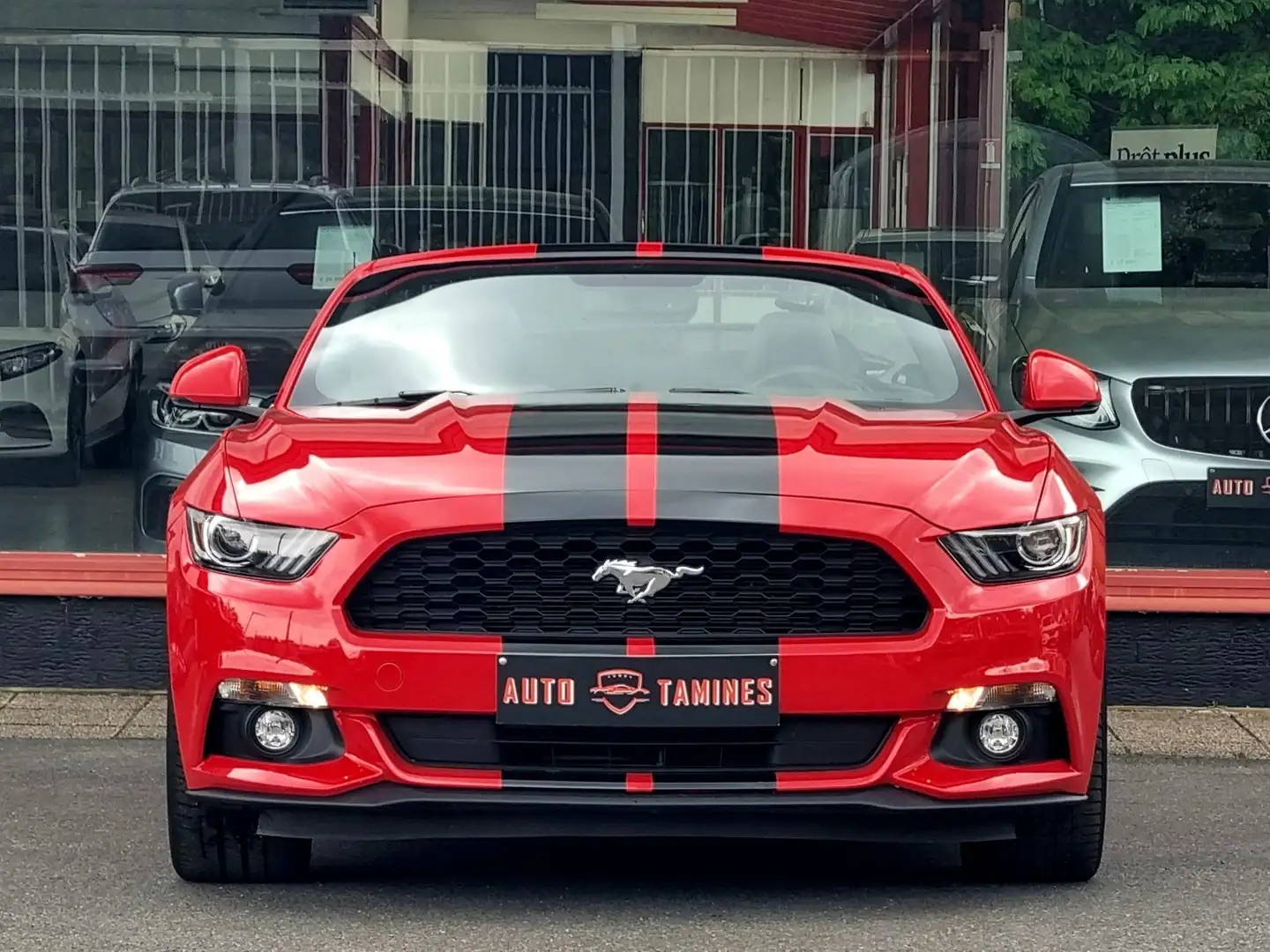 Ford Mustang 2.3 EcoBoost / Cabriolet / 1er Main / 38.000 Km Rouge - 2