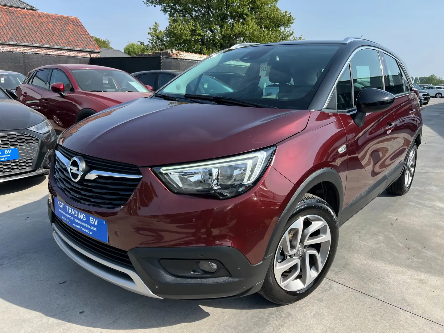 Opel Crossland X 1.2i TURBO 110PK NAVIGATIE LEDER BLUETOOTH PDC A/C Mauve - 1