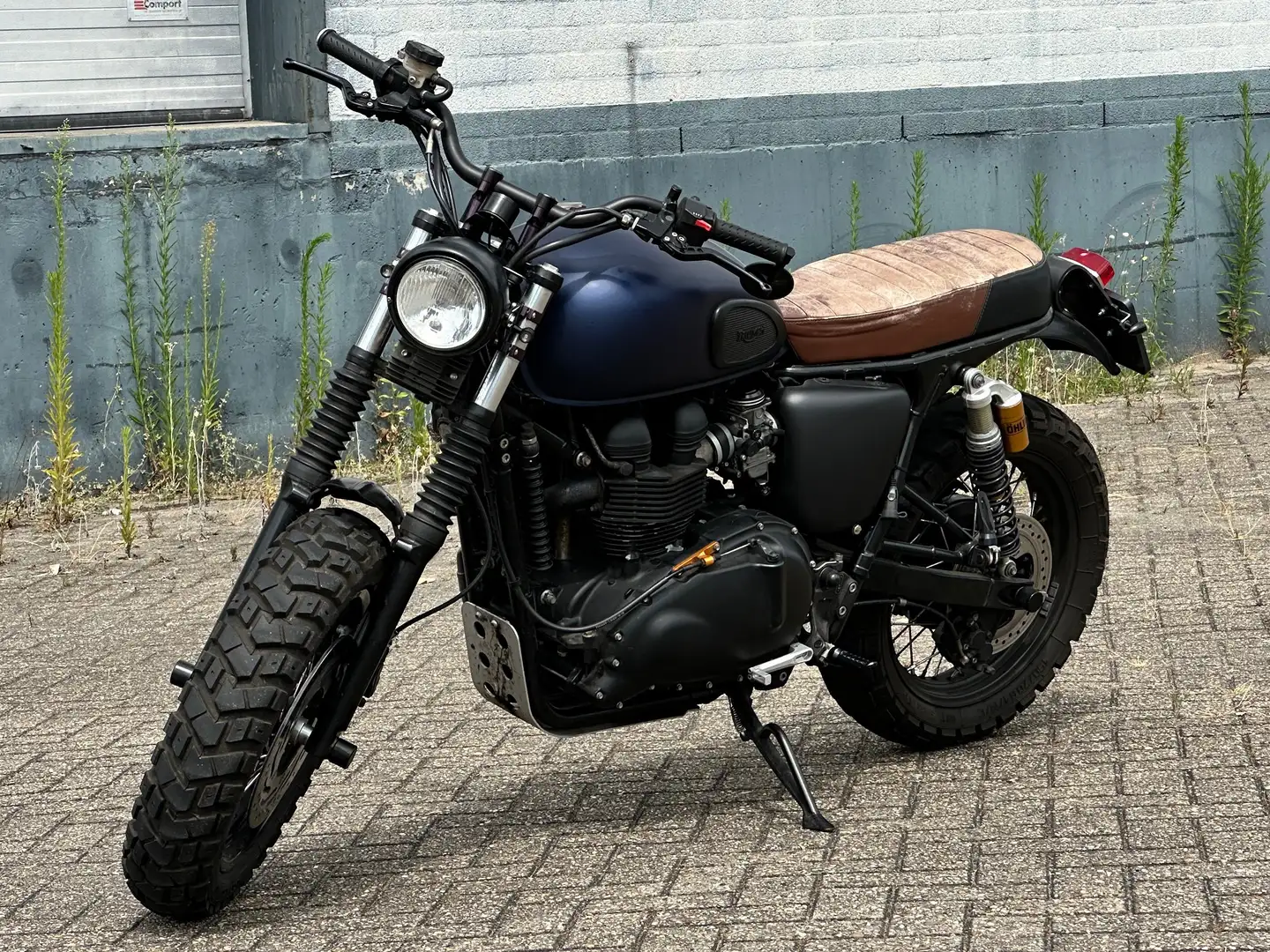 Triumph Scrambler Blauw - 2