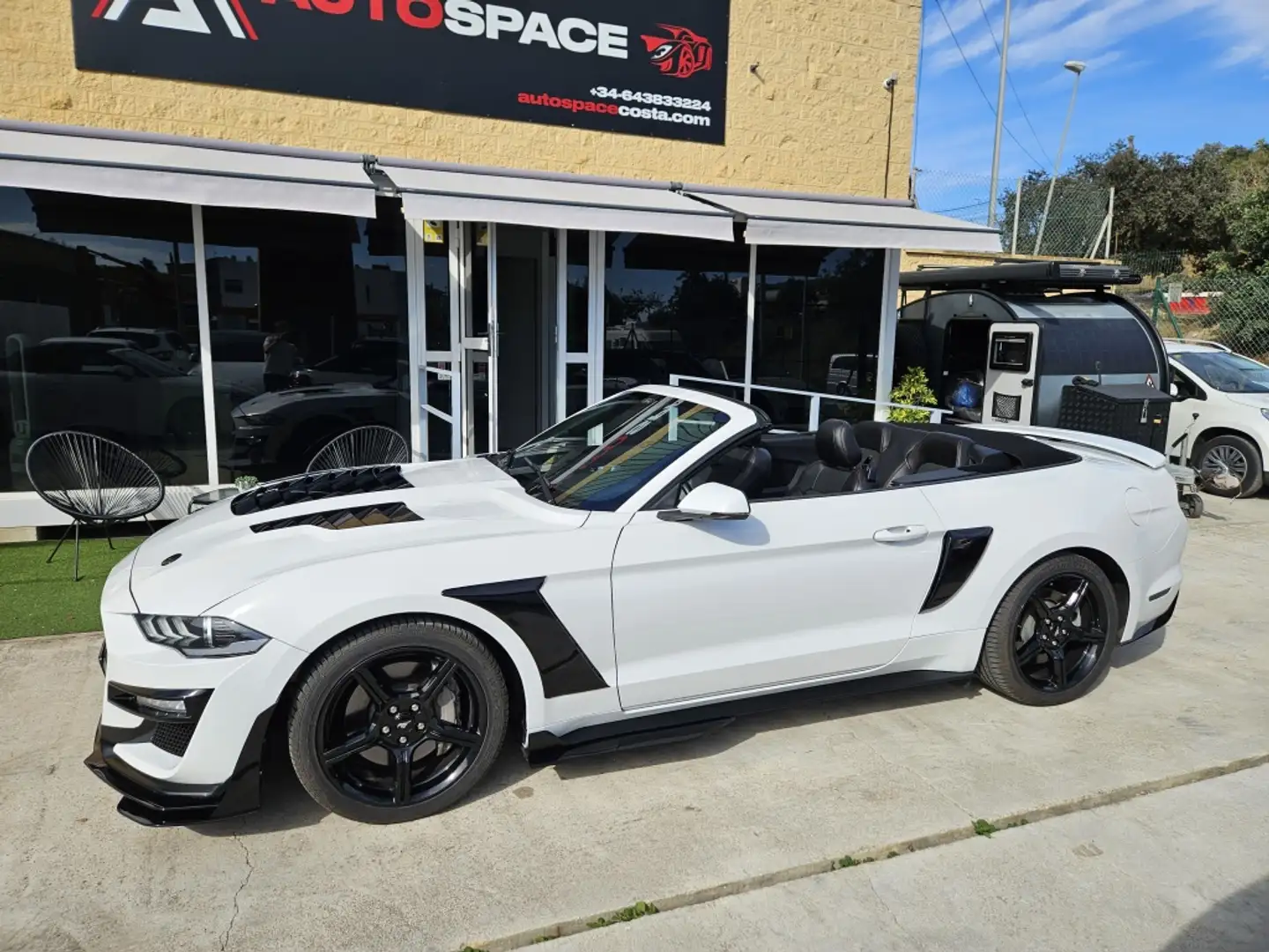 Ford Mustang Convertible 5.0 Ti-VCT GT Aut. Blanco - 2