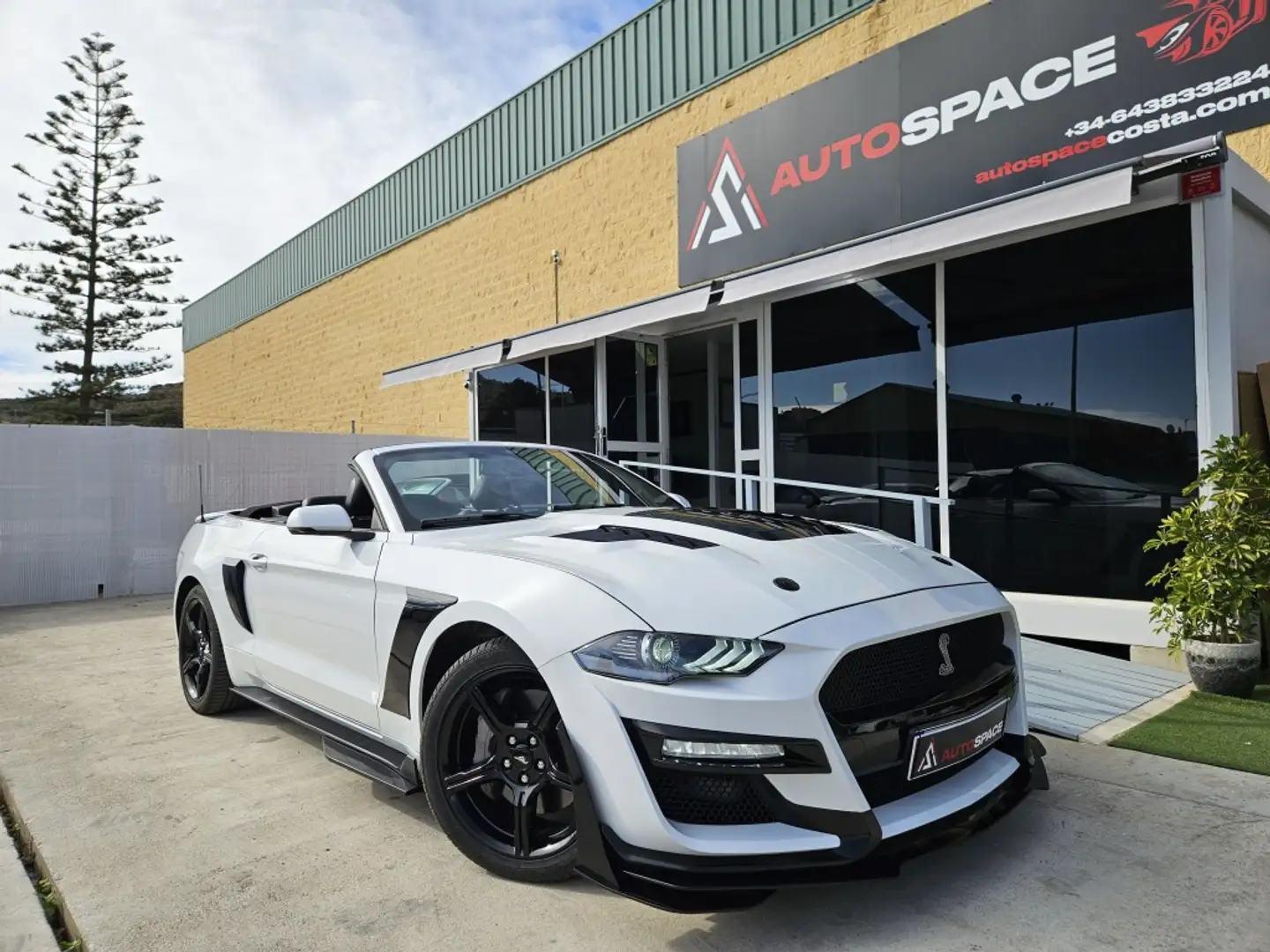 Ford Mustang Convertible 5.0 Ti-VCT GT Aut. Blanco - 1