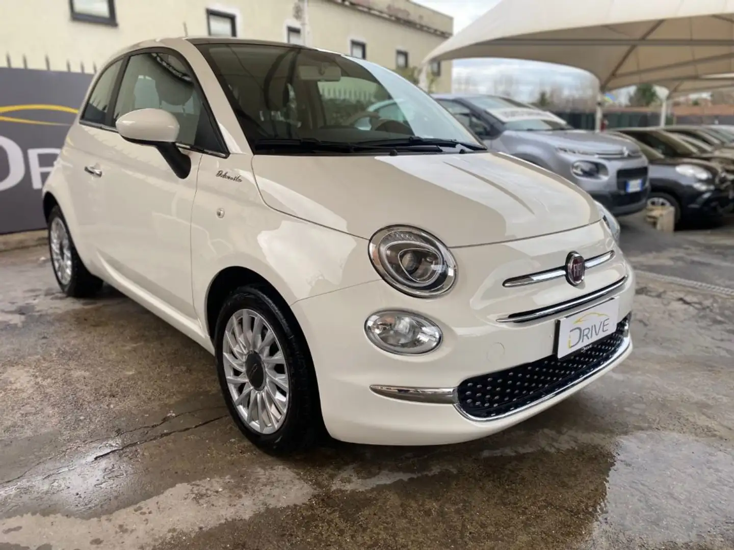 Fiat 500 HYBRID "DOLCEVITA" +CarPlay +GPL Wit - 1