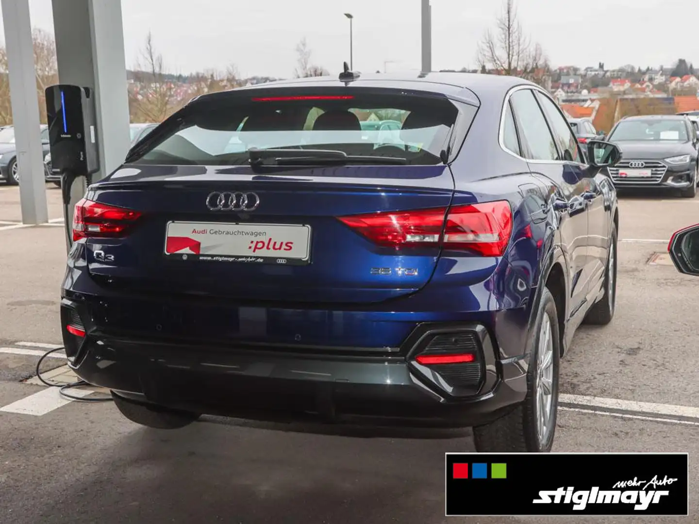 Audi Q3 Sportback 35 TDI S-tronic ACC+KAMERA+NAVI+VC Bleu - 2