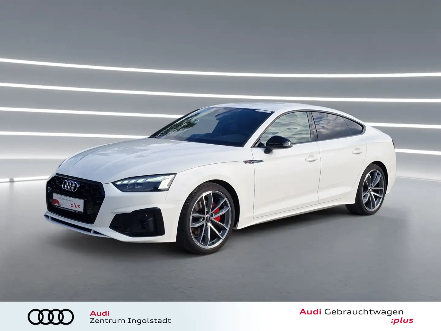 Audi A5 Sportback 40 TFSI qu 2x S line MATRIX AHK 19" White - 1