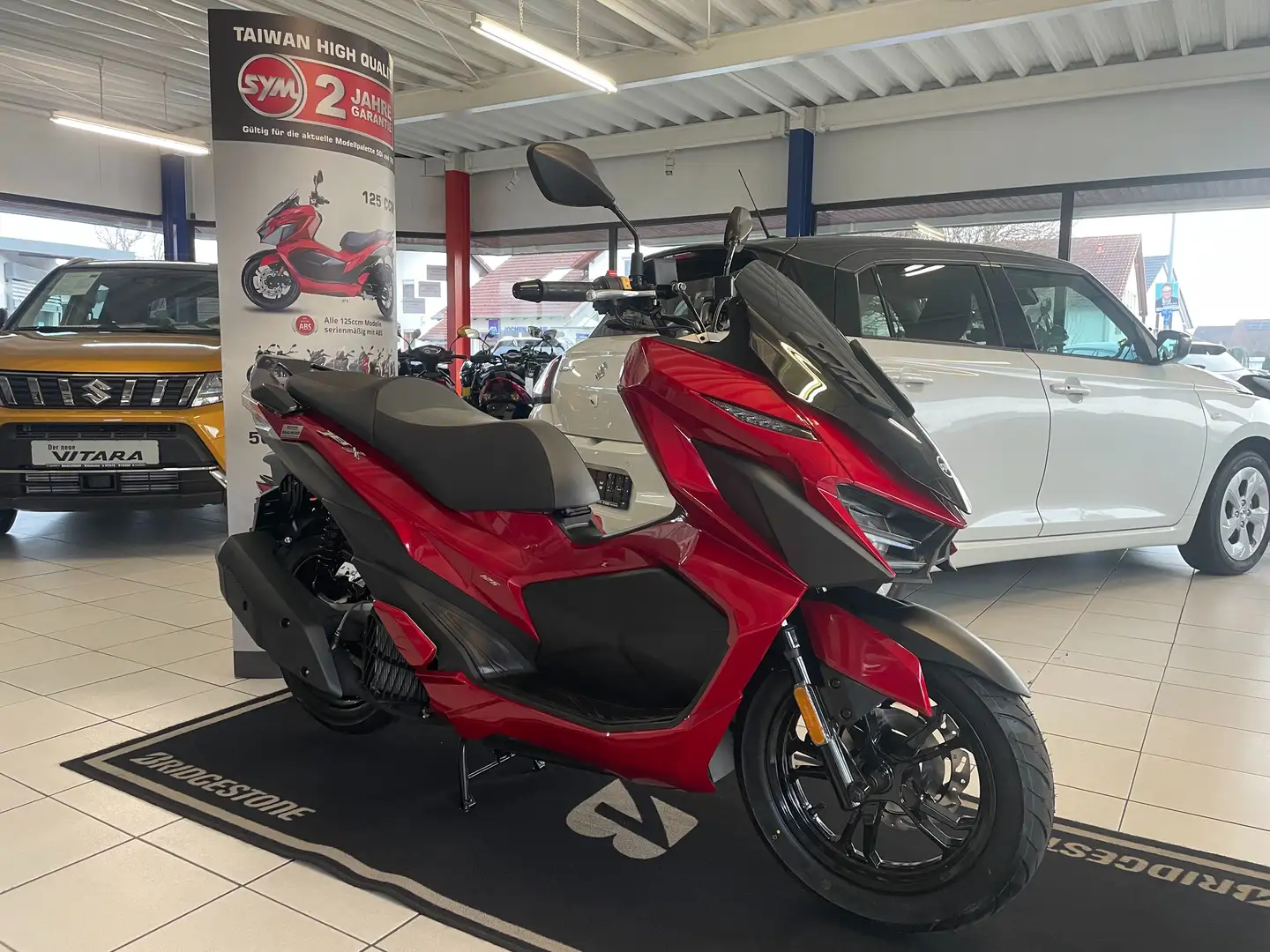 SYM Jet X 125 Unsere Preise inkl. NK!!! 3J G./bis 100.000KM crvena - 1