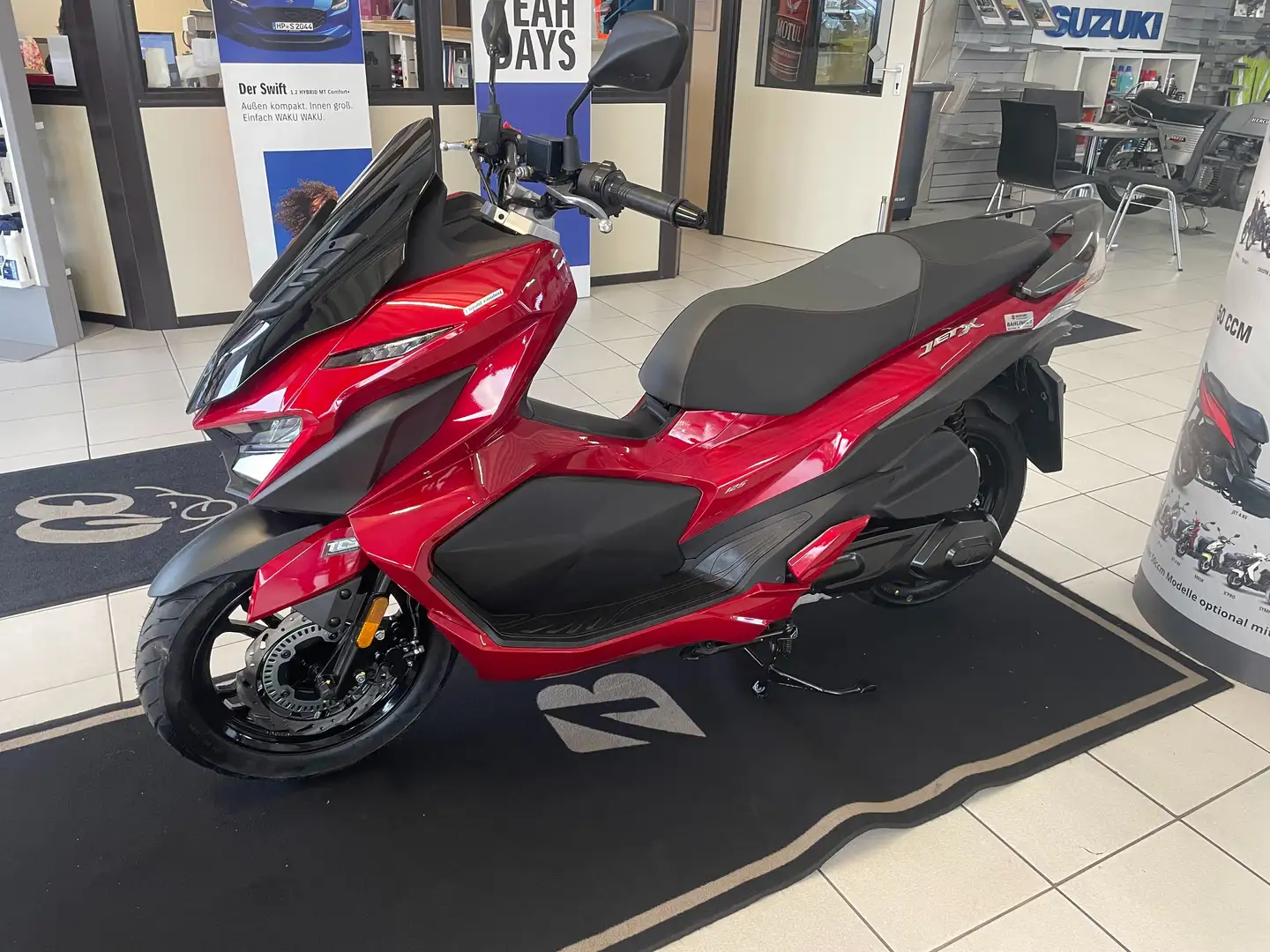SYM Jet X 125 Noch bis 31.12.2025 sichern 3J G./bis 100.000KM Rot - 1