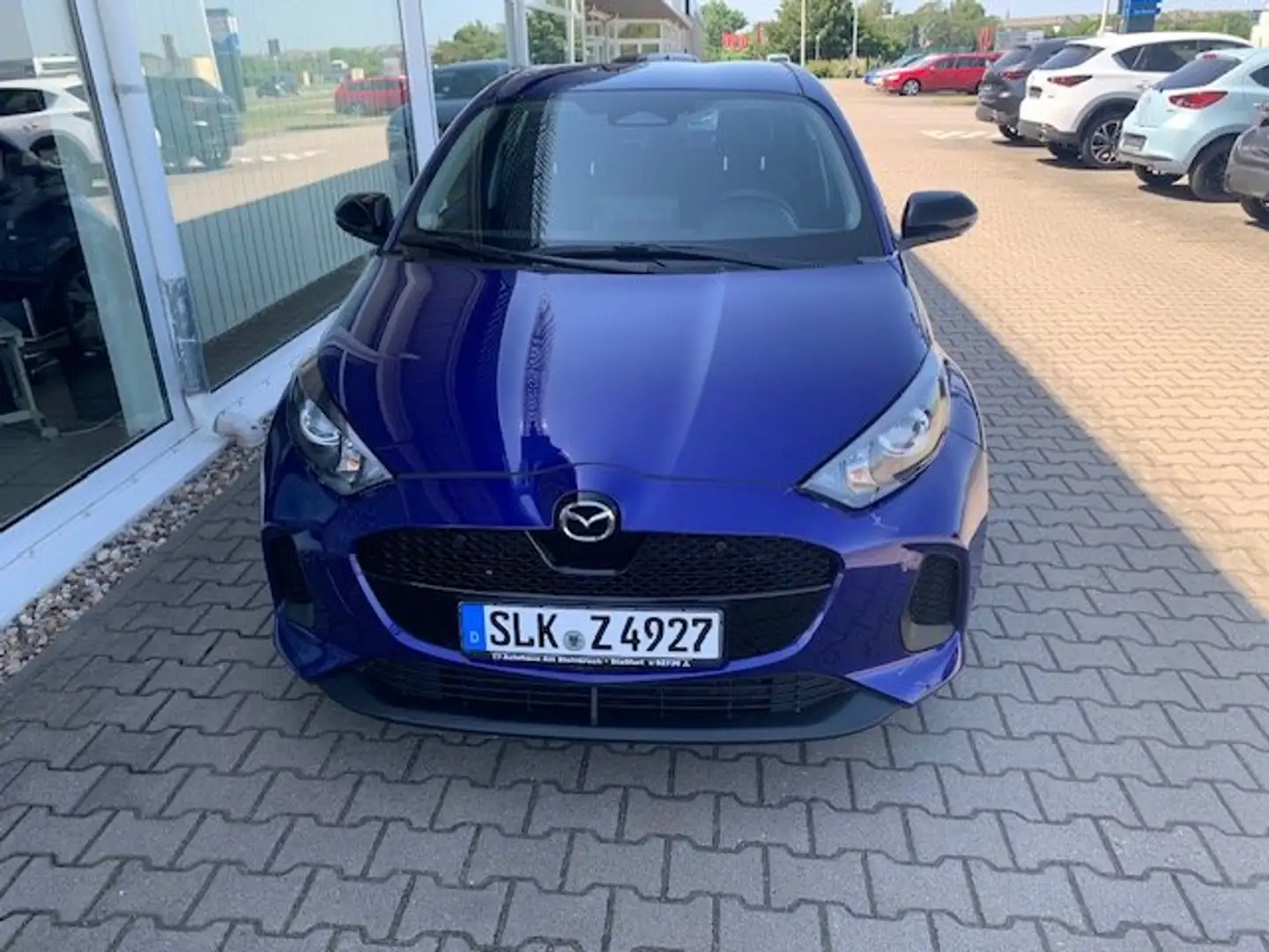 Mazda 2 Hybrid 1.5 VVT-i 116 CVT EXCLUSIVE-LINE Blau - 1