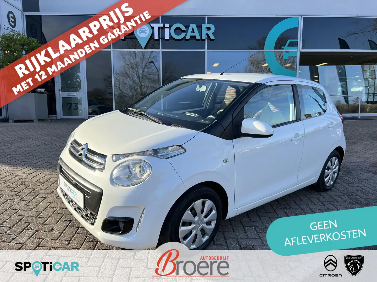Citroen C1 1.0 e-VTi 68 pk Feel 5 drs Weiß - 1