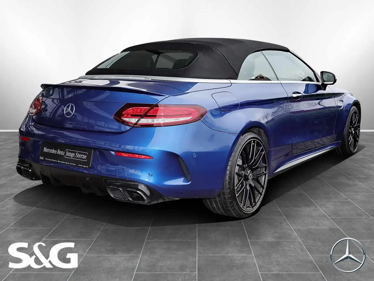 Mercedes-Benz C 63 AMG KEYLESS+MEMORY+CARPLAY+HEADUP+BURMESTER Albastru - 2