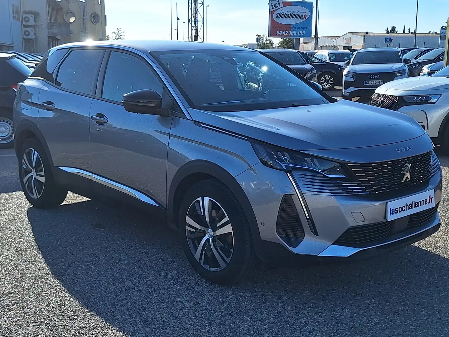 Peugeot 3008 BlueHDi 130ch S\u0026amp;S EAT8 Allure Pack Gris - 2