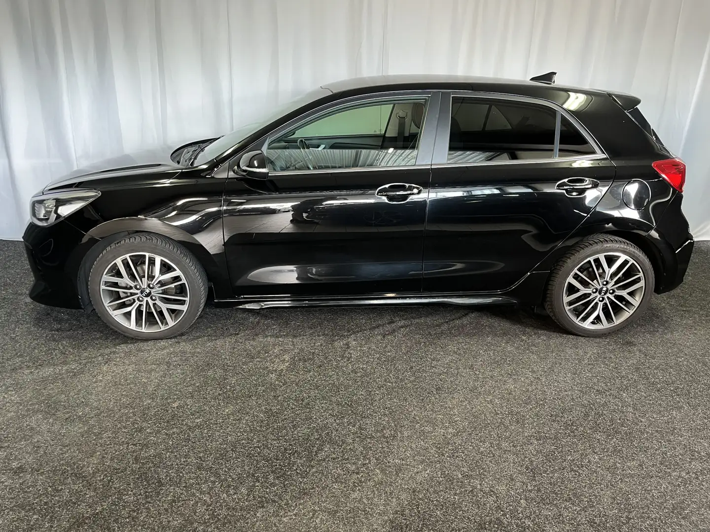 Kia Rio 1.0 TGDI GT-Line ECC/STOELVERW./CRUISE/CAMERA/APPL Zwart - 2